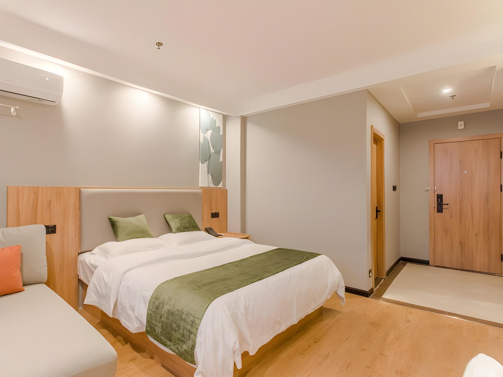 غرفة بزنس بسرير كوين، GreenTree Inn Hefei Yakun Building Hotel 2/2
