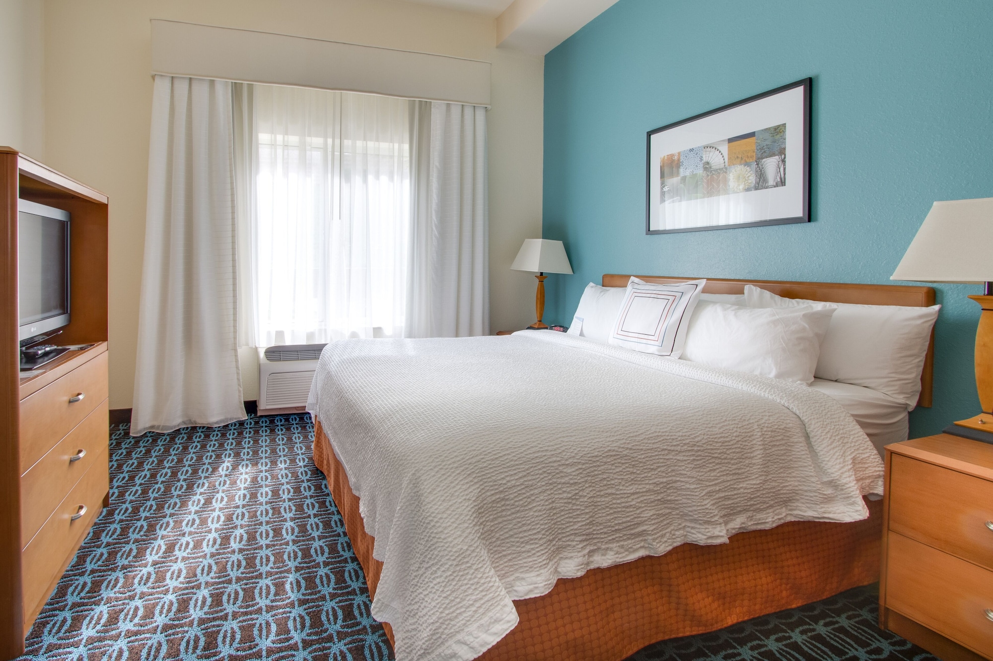 جناح تنفيذي بسرير كينج مع أريكة لذوي الإعاقة، Fairfield Inn Suites Clermont 2/3
