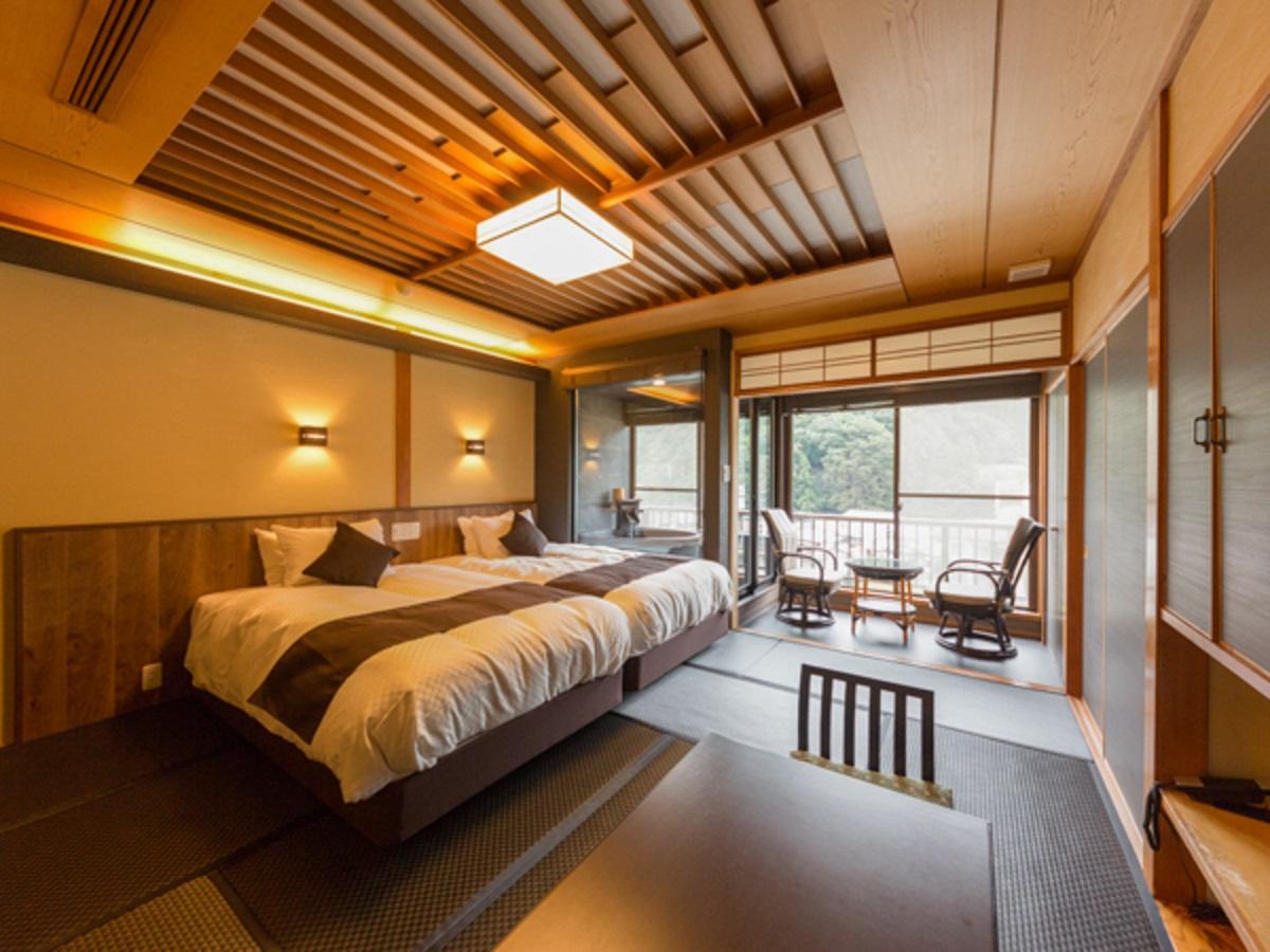 Japanese, Modern, Superior, Outdoor Bath, Terrace, Main Building