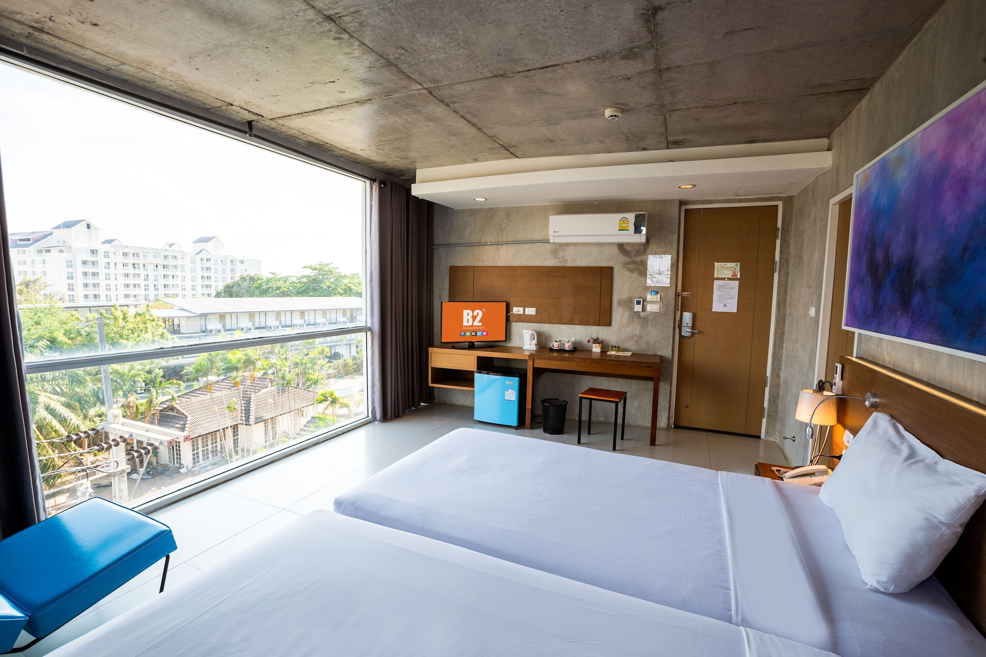 Deluxe, Twin Beds, Garden View