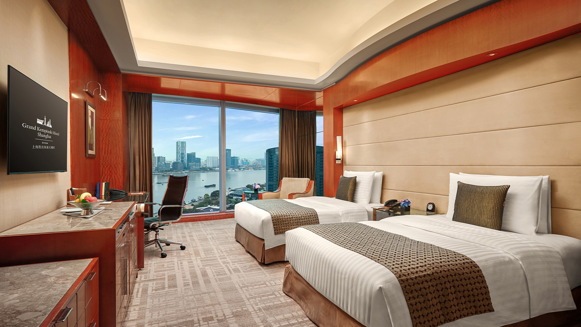 Bund, Deluxe, Twin Beds, with View