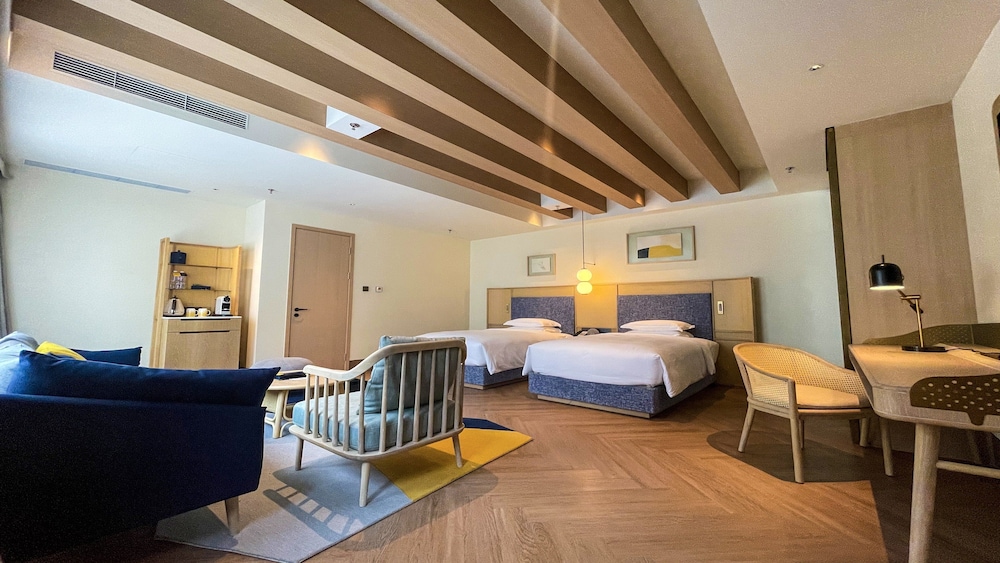Premium, 2 Double Beds, Courtyard View, Private Hot Spring Bath