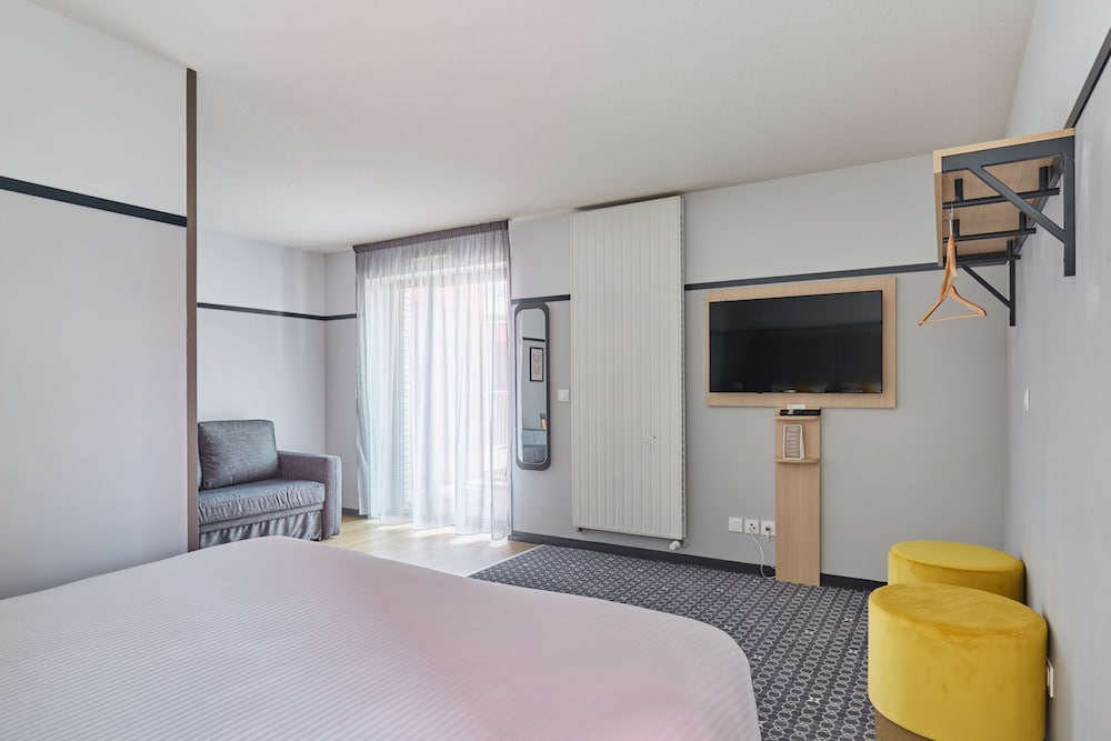 استوديو بسرير مزدوج بشرفة، Appart'hotel Odalys City - Lyon Centre Confluence 8/10