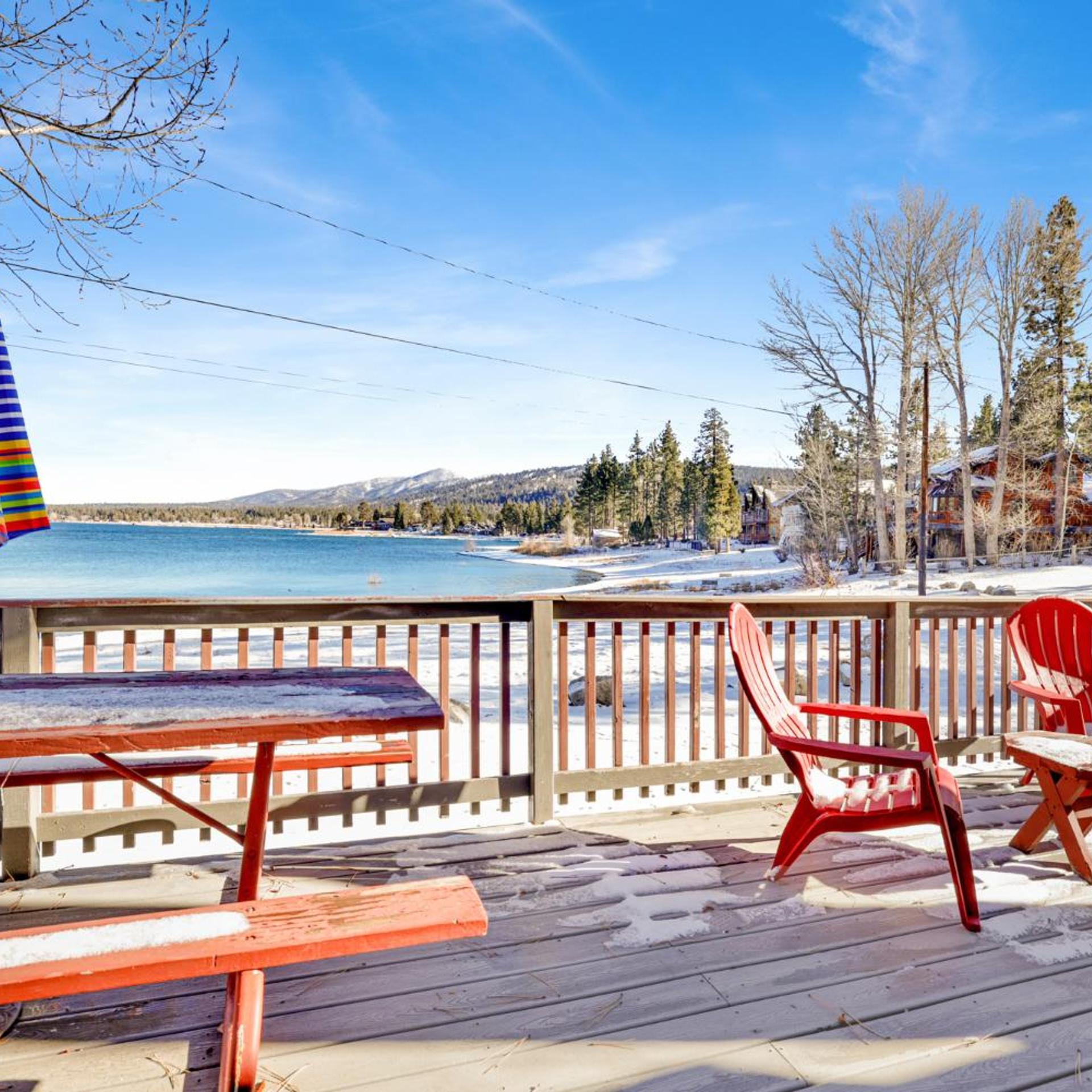 Sunrise Lakefront Family Cabin by Big Bear Vacations 11/39
