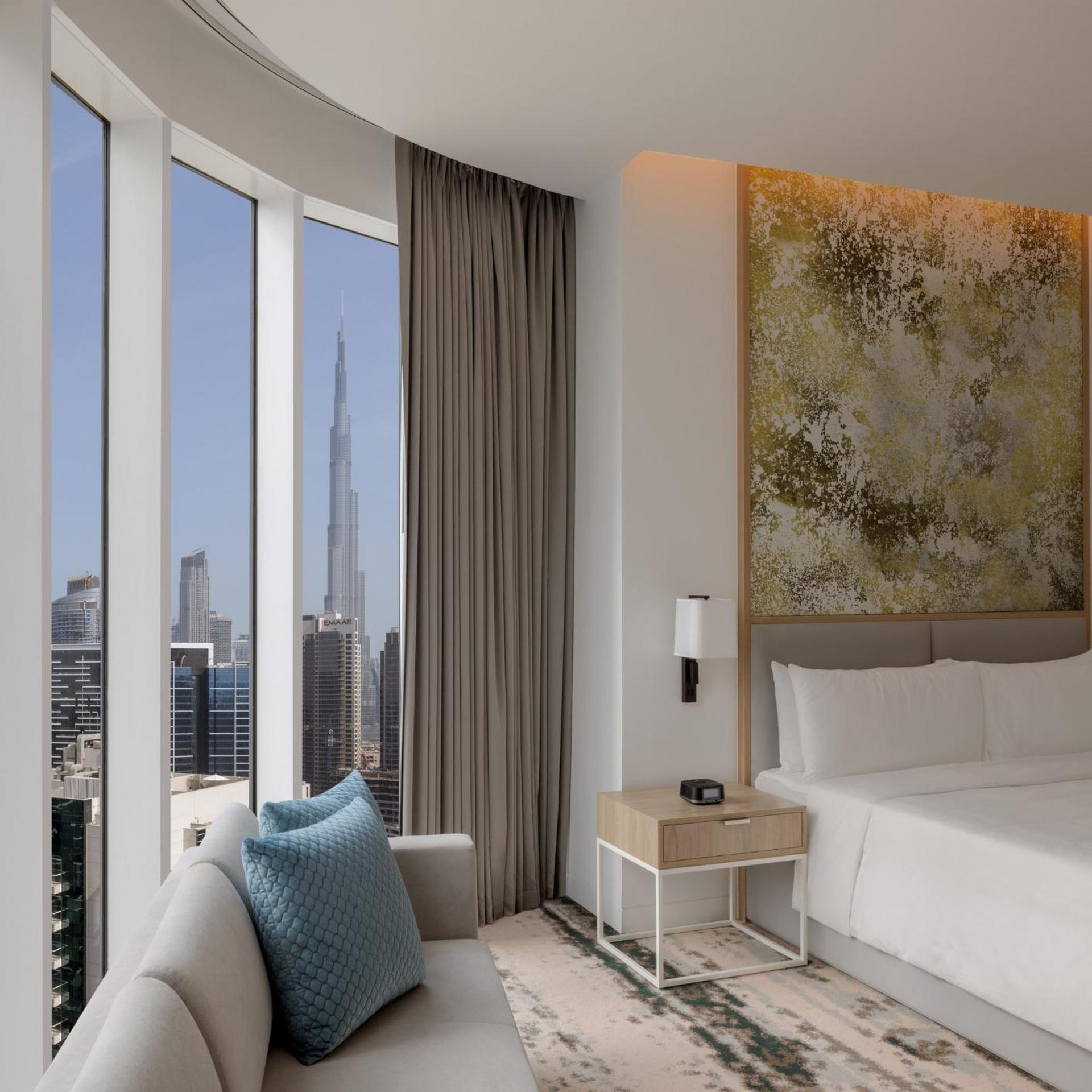 1 Bedroom, Suite, King Bed, Burj Khalifa View