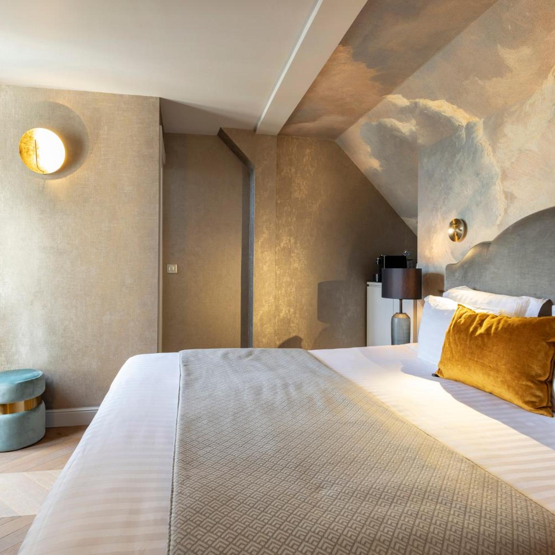 غرفة سيغنتشر بسرير مزدوج بشرفة، Hotel Residence Foch 7/10