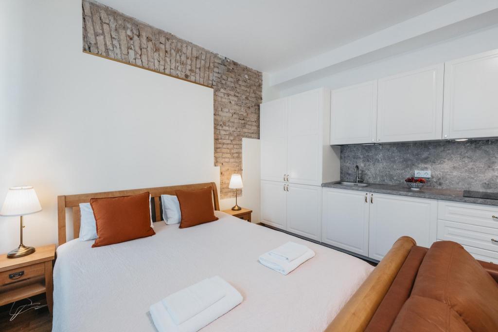 Deluxe, Apartment, Double Bed, Sofa