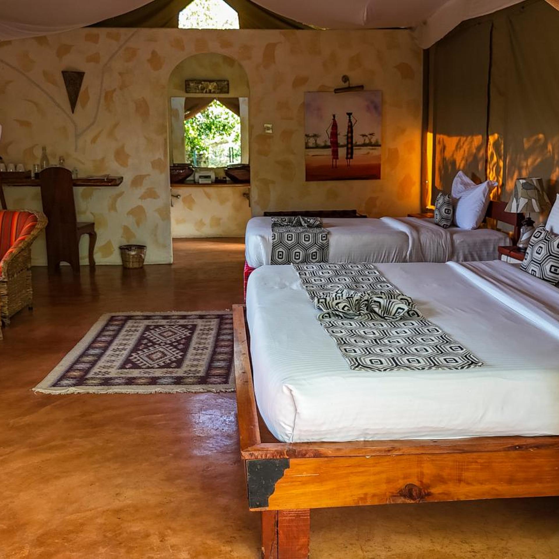 Deluxe, Double or Twin Bed, River View