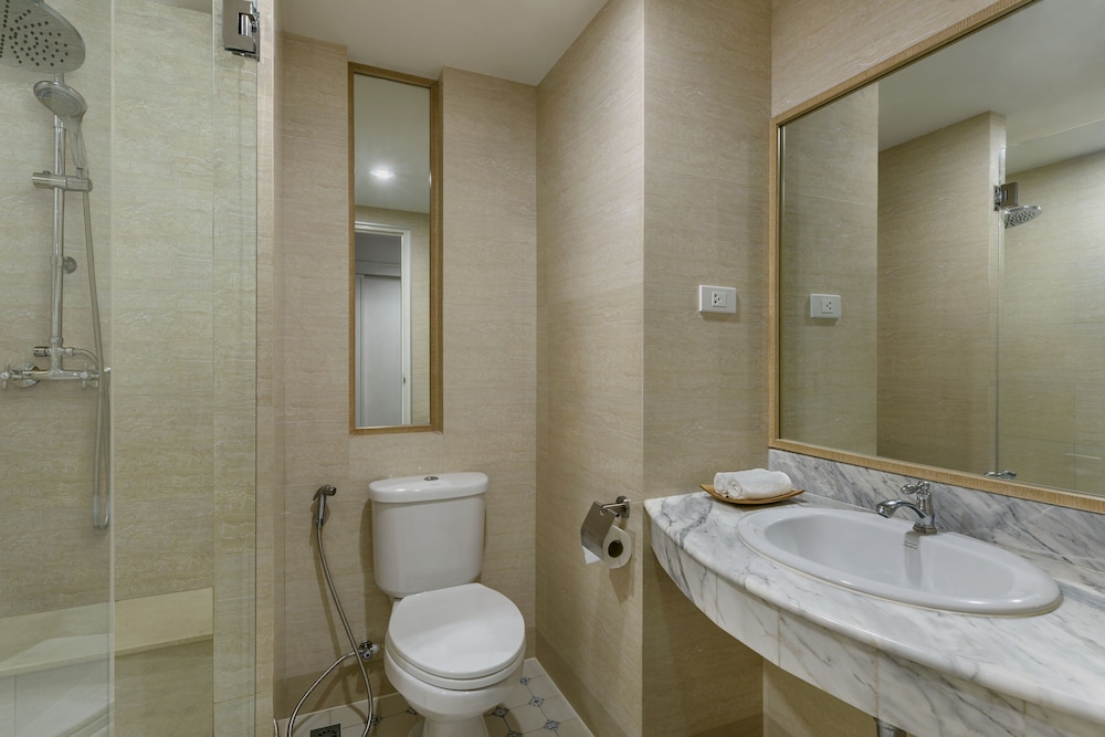 غرفة ديلوكس بسريرين منفصلين بإطلالة على البحر، Seapine Beach Golf and Resort Hua Hin 3/3