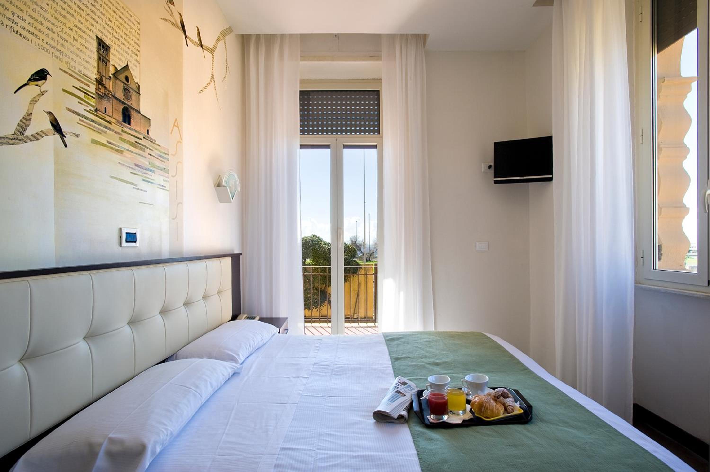 غرفة بسرير مزدوج أو سريرين منفصلين بإطلالة على البحر، Hotel Bellavista 5/7