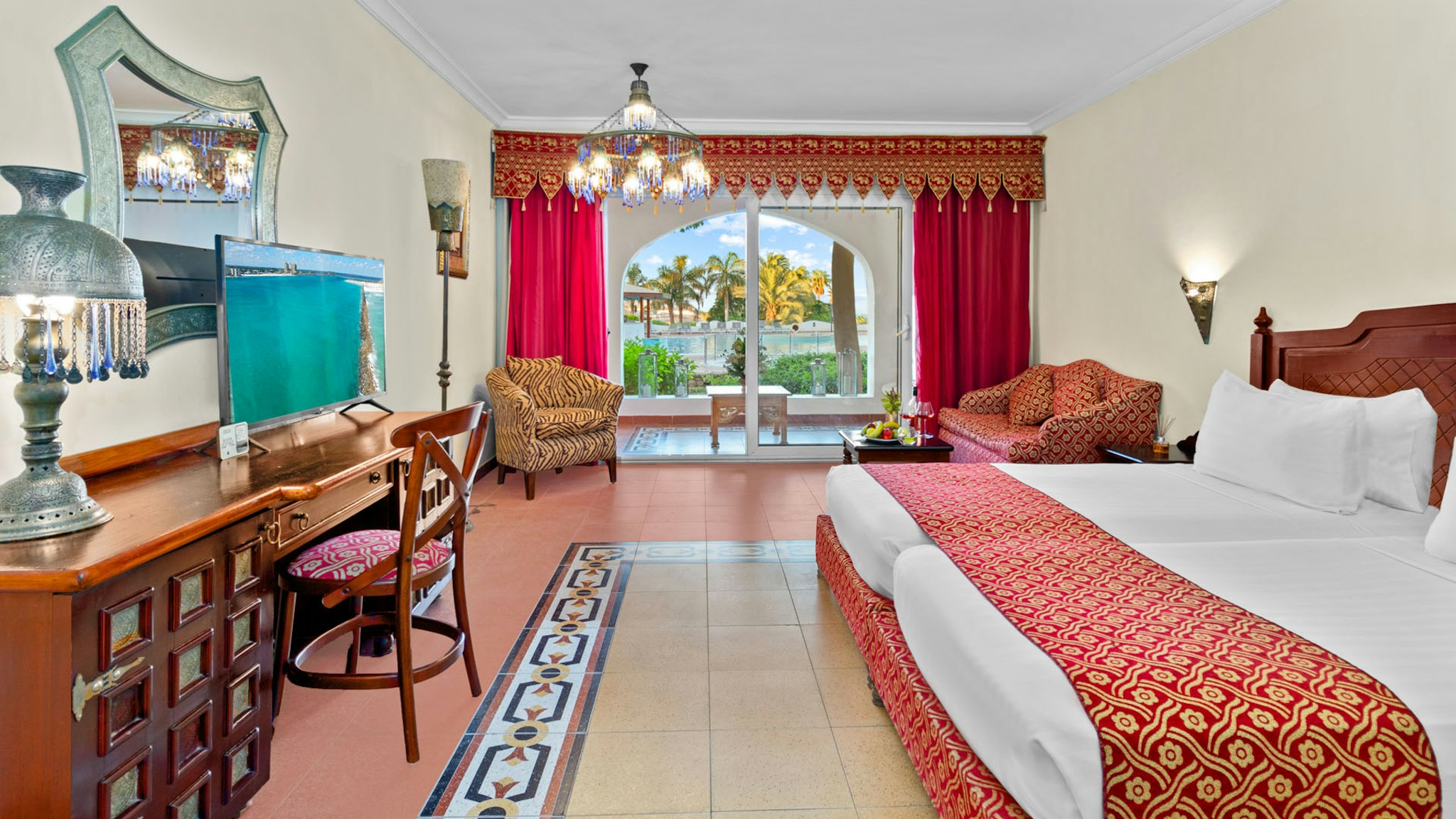 Harem, Deluxe, Double or Twin Bed, Garden or Pool View, Balcony or Terrace
