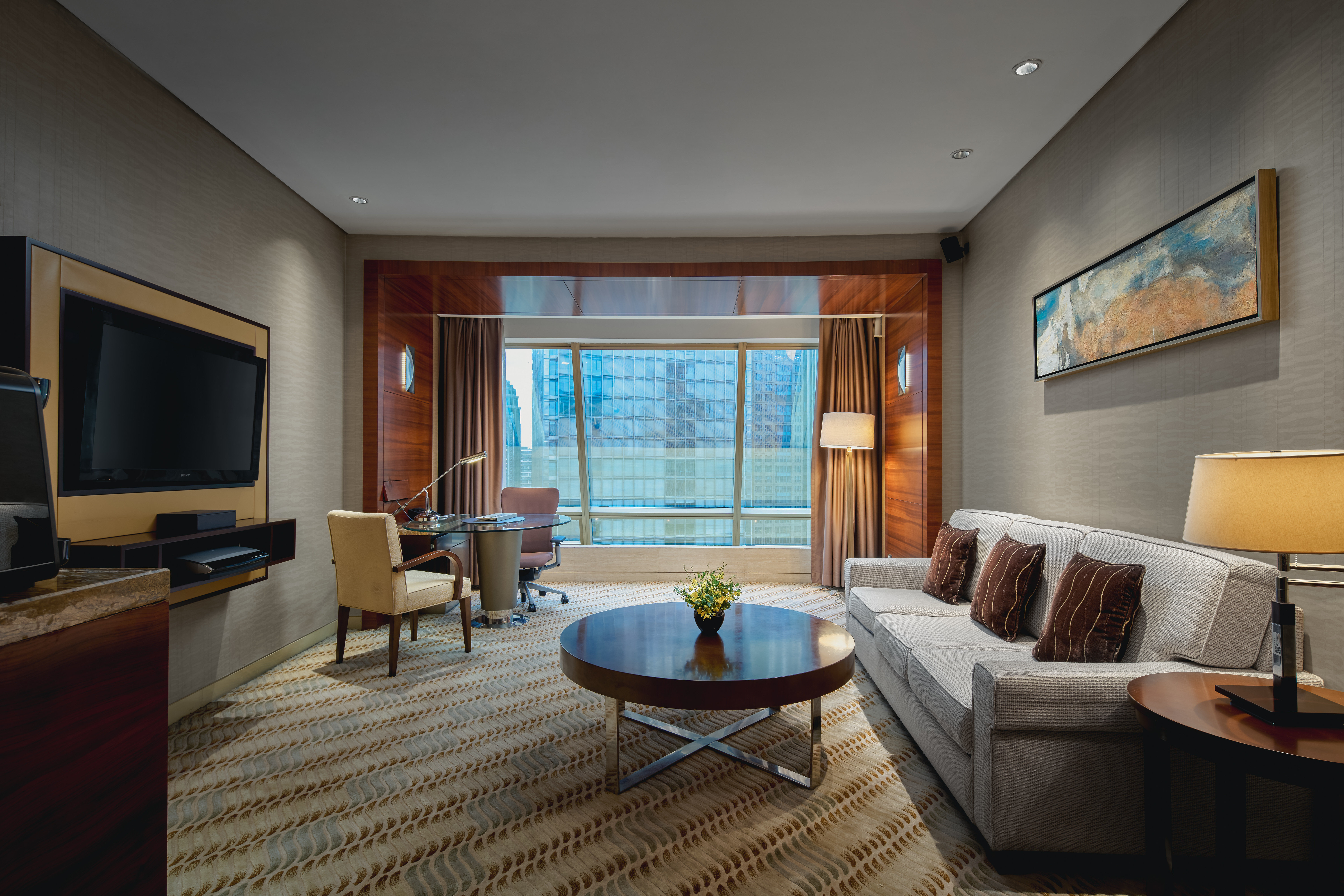 جناح بسرير كينج بغرفة نوم واحدة مع دخول الصالة، InterContinental Hangzhou 2/2