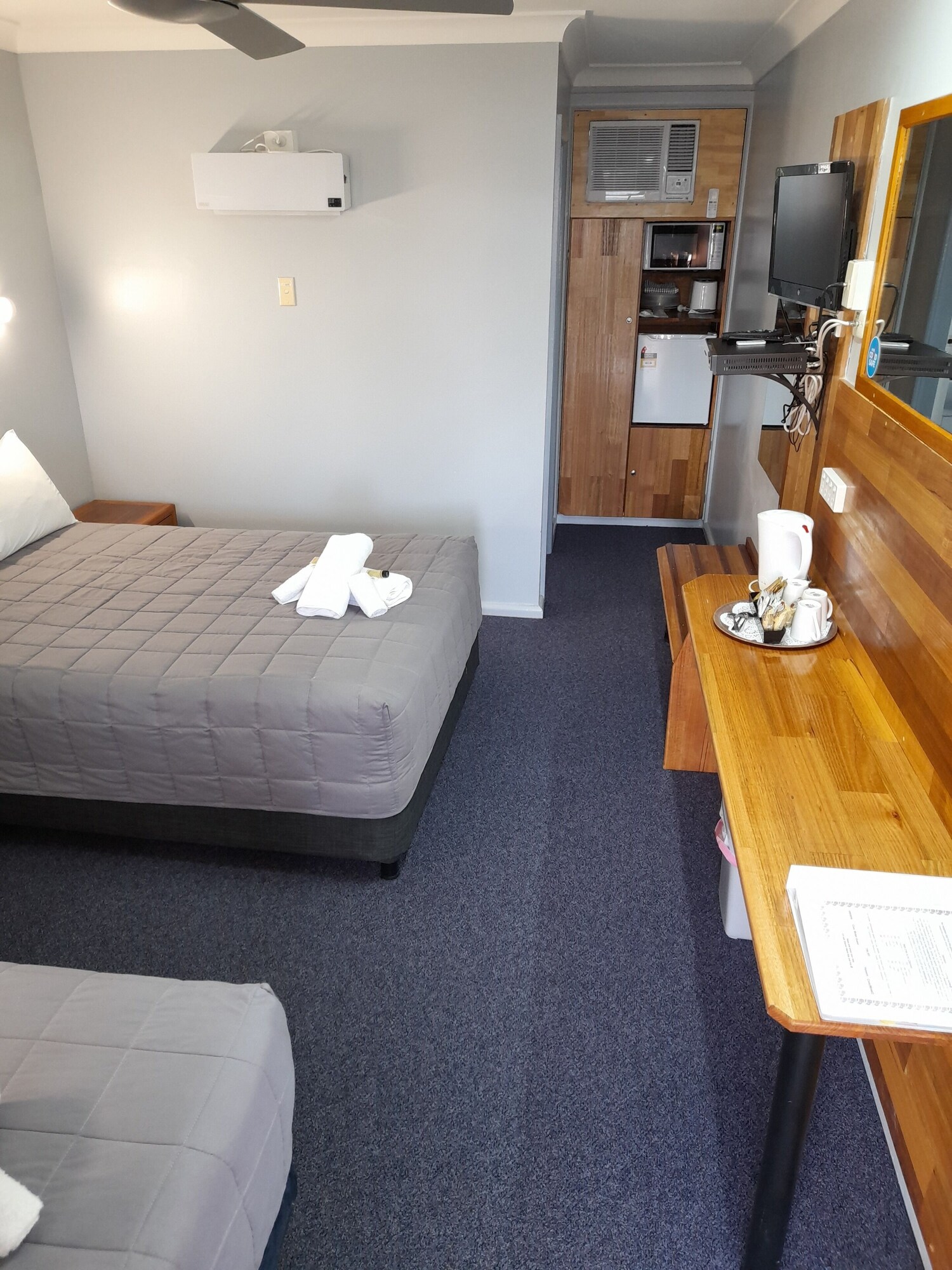 Basic, 1 Double and 1 Single Bed