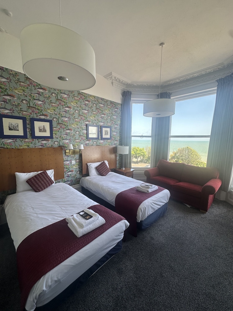 غرفة بانورامية بسريرين منفصلين بإطلالة على البحر، West Rocks Townhouse 2/7