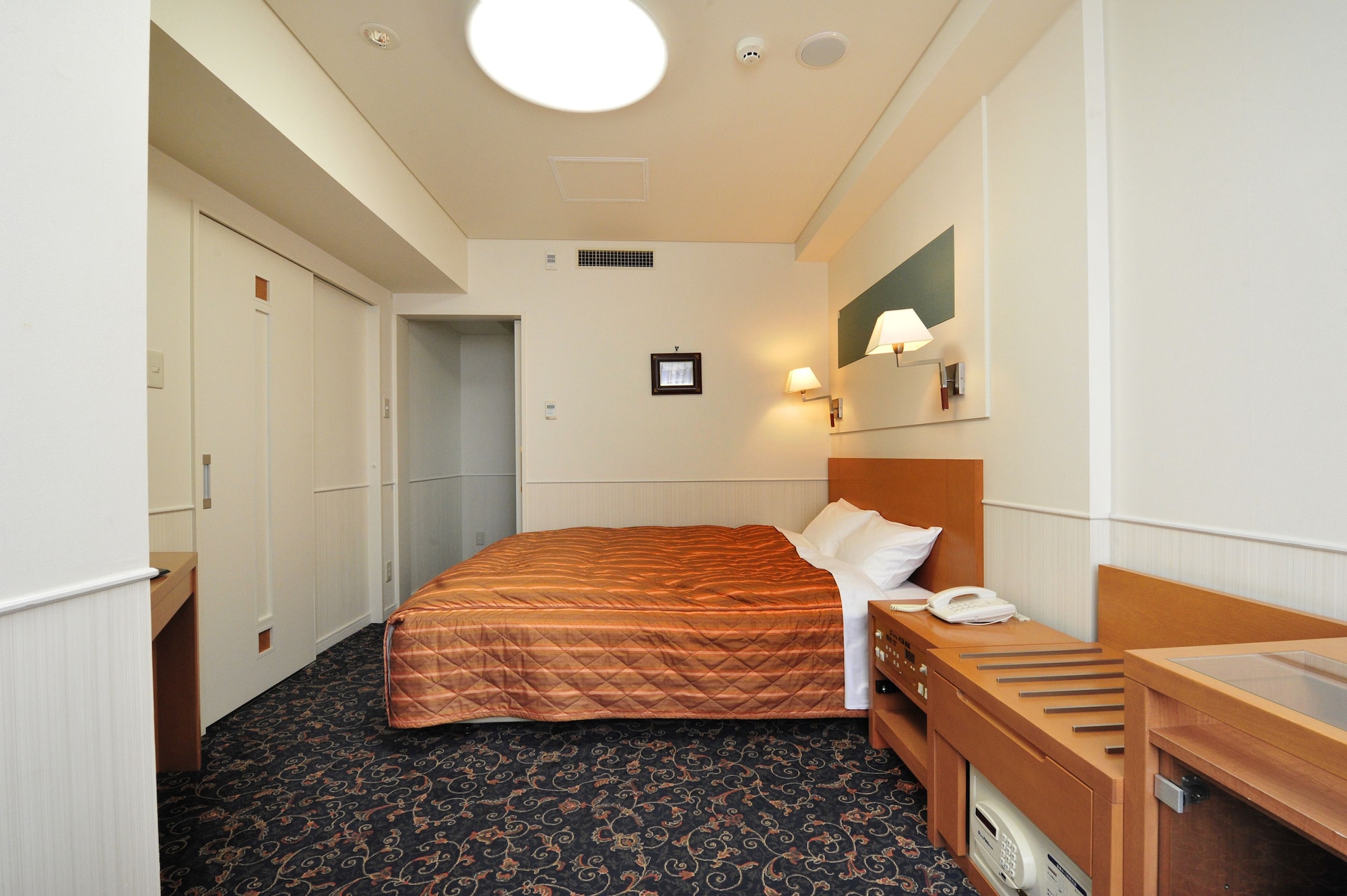 غرفة بسرير كوين بإطلالة على النهر بجاكوزي في الملحق، Hotel Global View Kushiro 3/7