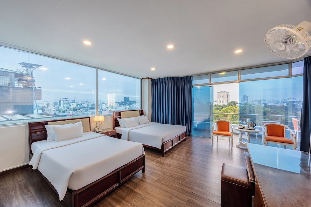 غرفة عائلية بسرير مزدوج وسرير فردي بغرفة نوم واحدة، A25 Hotel - 251 Hai Ba Trung HCM 2/6