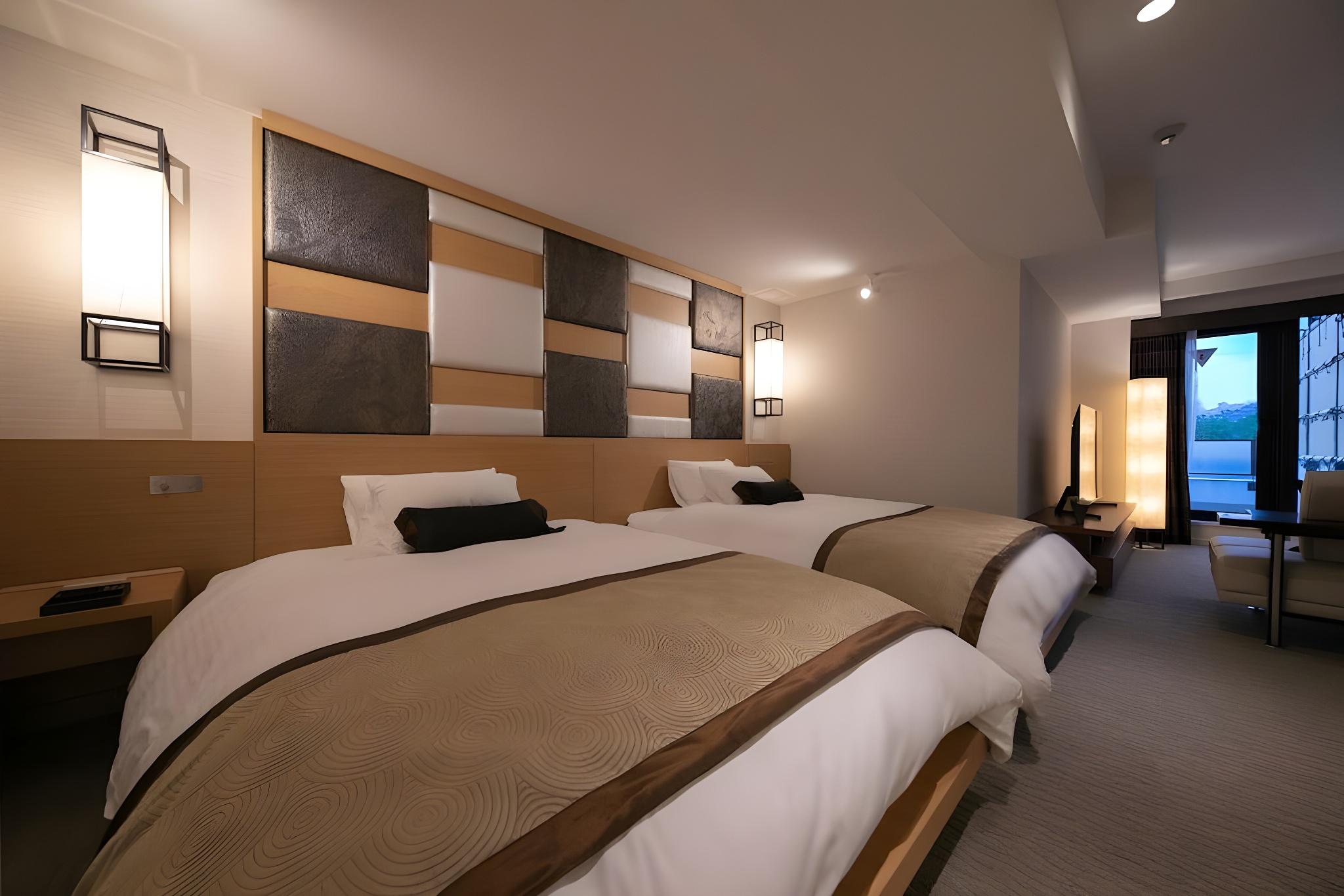 Deluxe, Twin Beds, Outdoor Bath