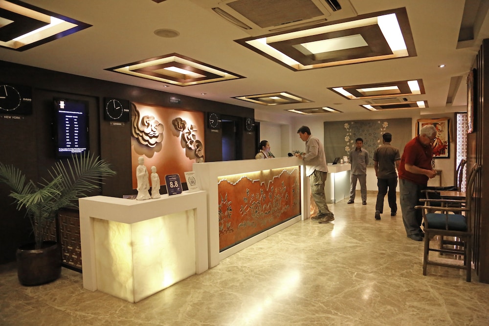 Lobby at Hotel Shambala, KATHMANDU