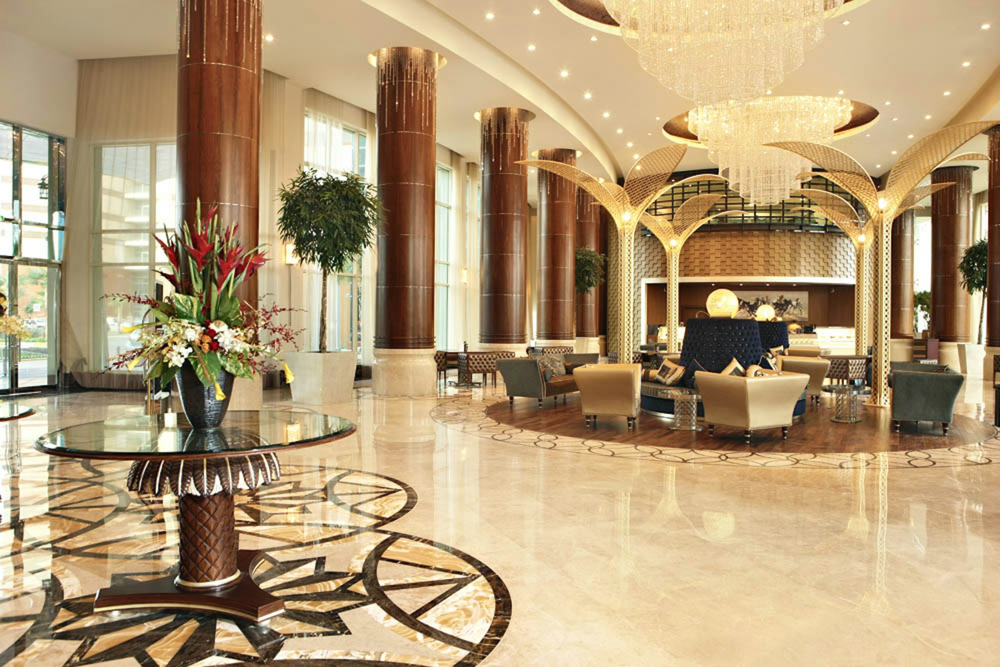Lobby at Khalidiya Palace Rayhaan by Rotana, ABU DHABI