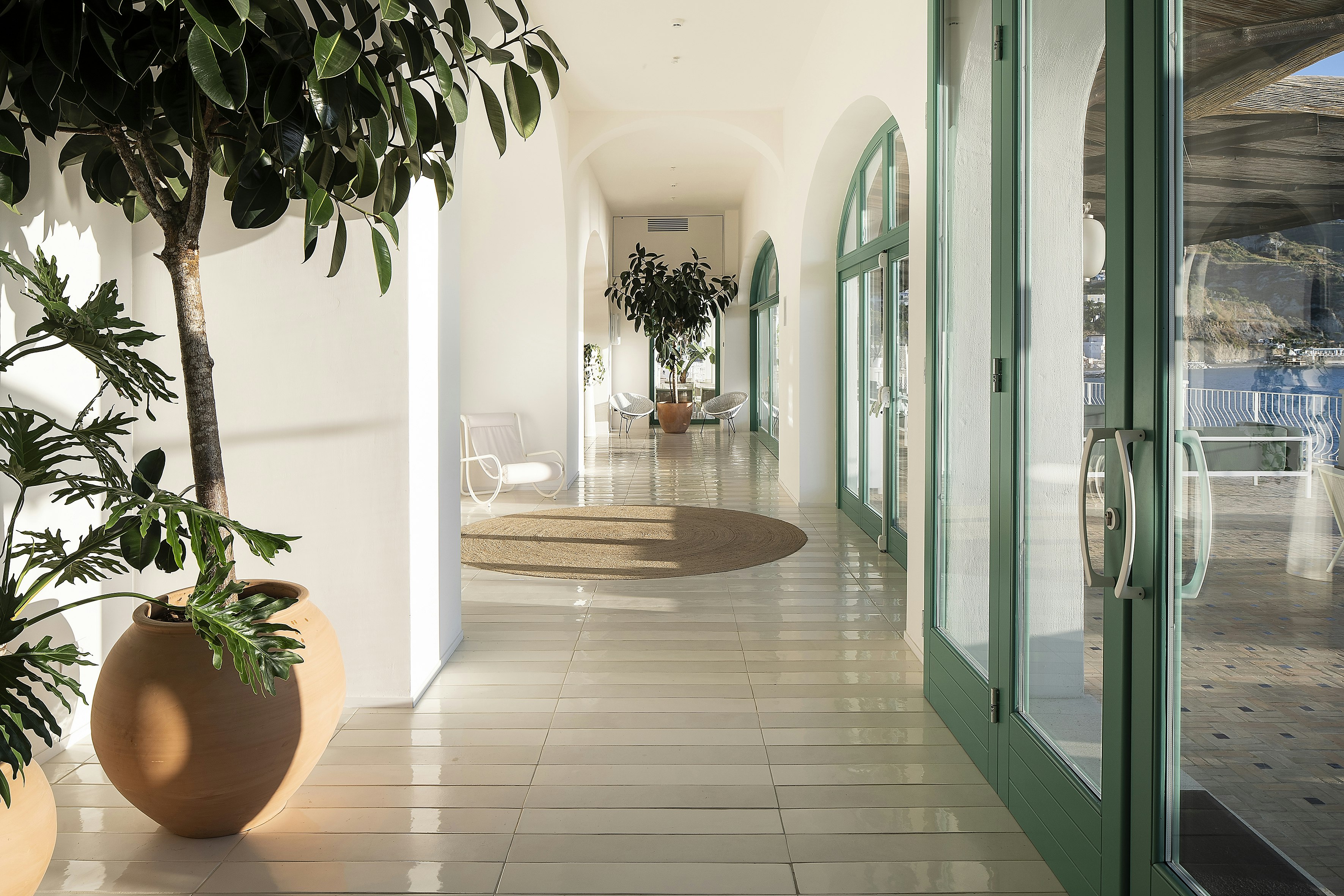 Lobby at Miramare Sea Resort & Spa, Serrara Fontana