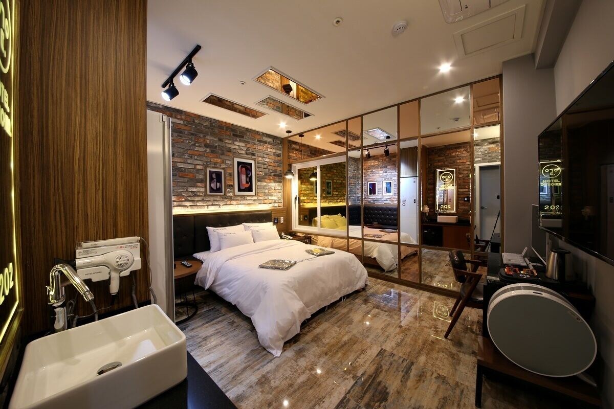 غرفة سوبيريور بسرير كوين، Hotel Yeogiuhtte Gwangju Ha Nam 5/6