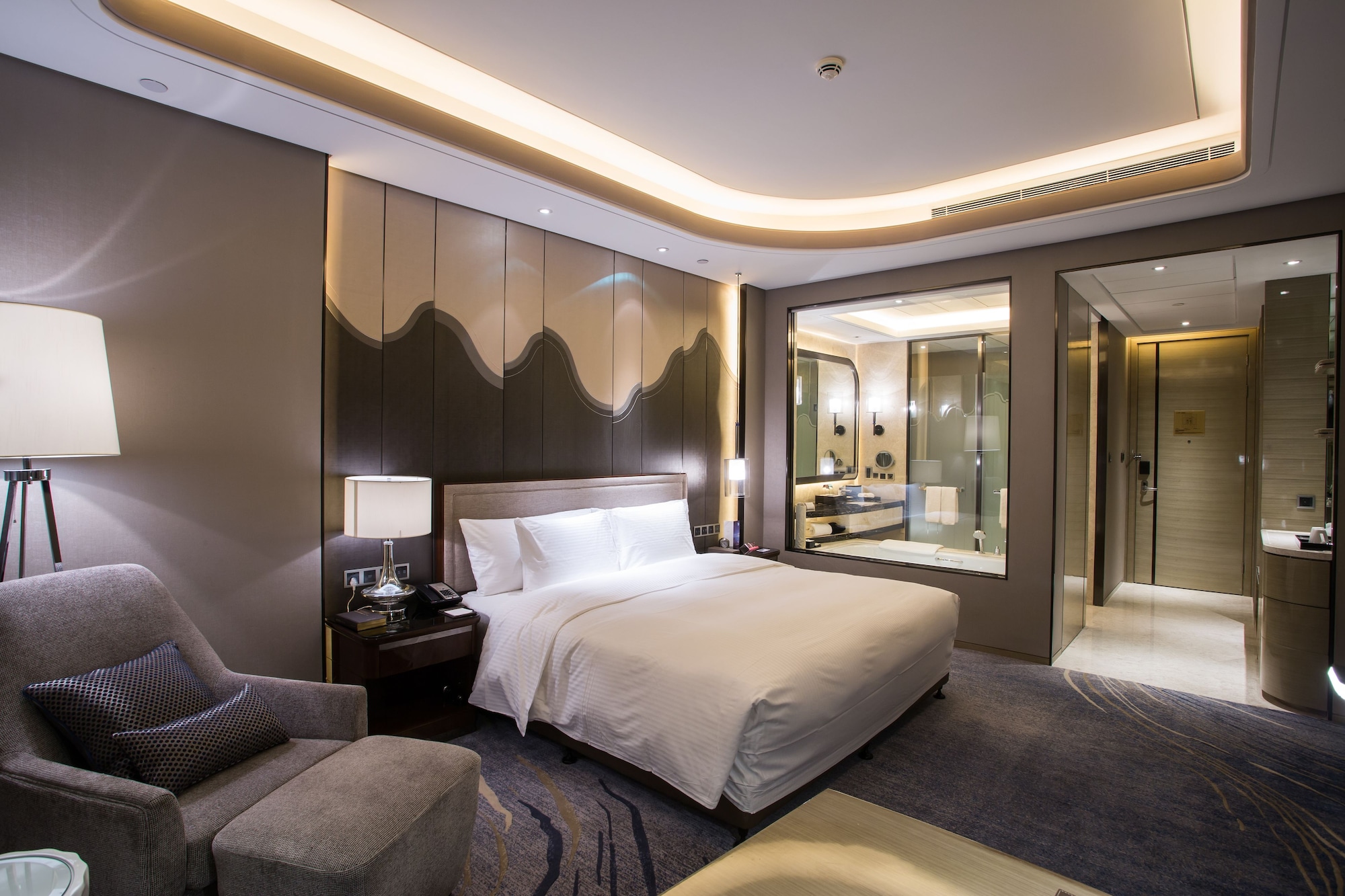 جناح ديلوكس بسرير كينج، Wanda Realm Changzhou 2/2