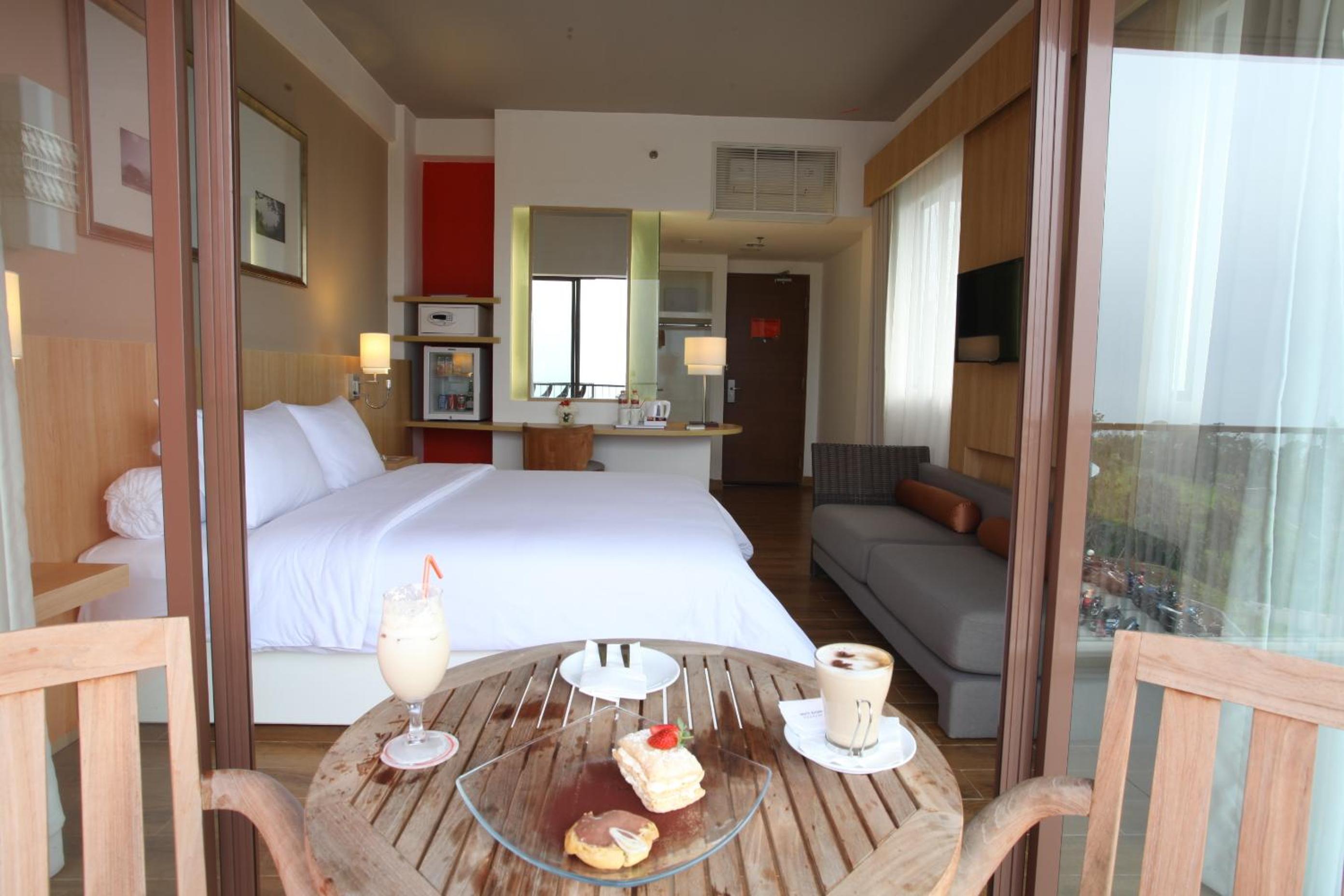 غرفة بسرير مزدوج أو سريرين منفصلين بإطلالة على الجبل، Pesona Alam Resort & Spa 6/8