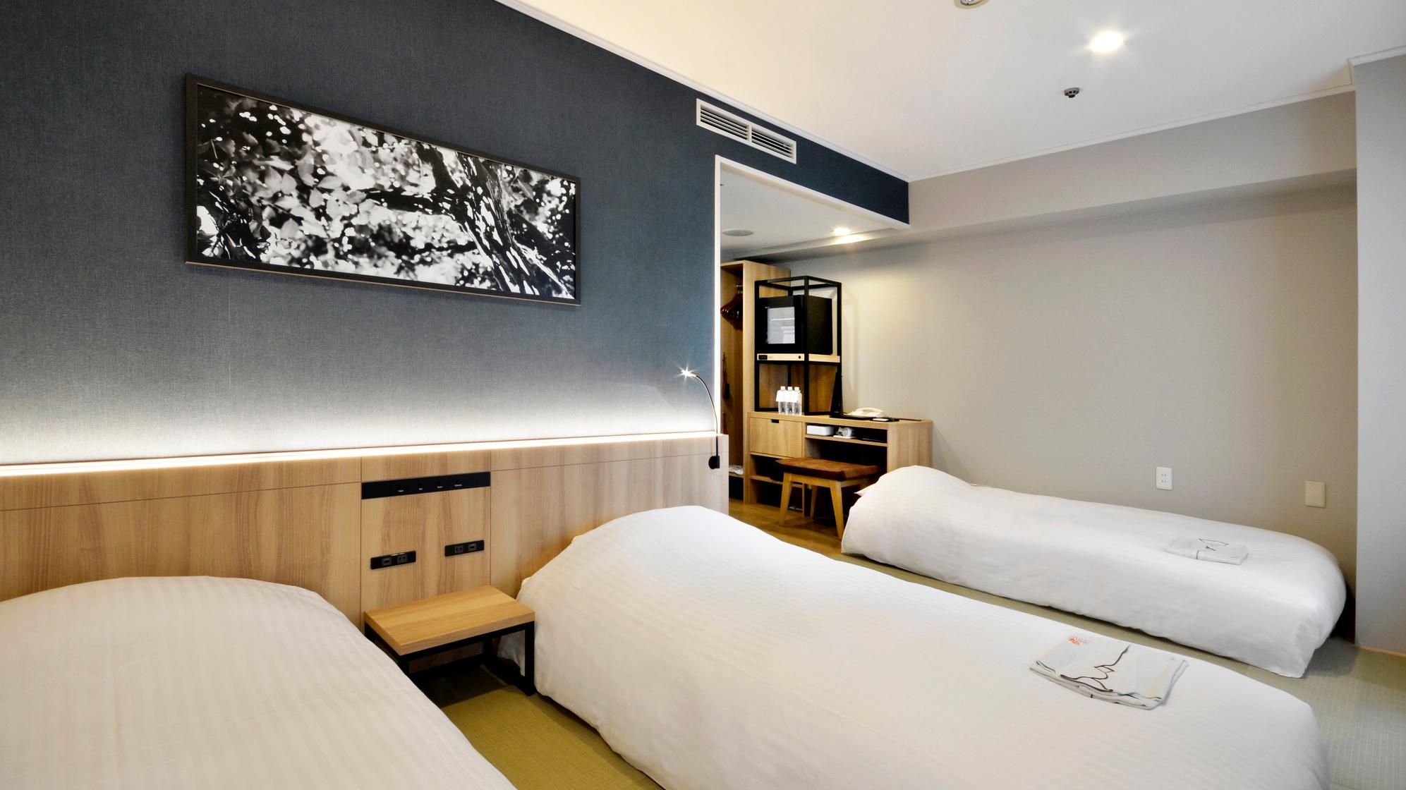 Japanese, Style, Modern, Twin Beds