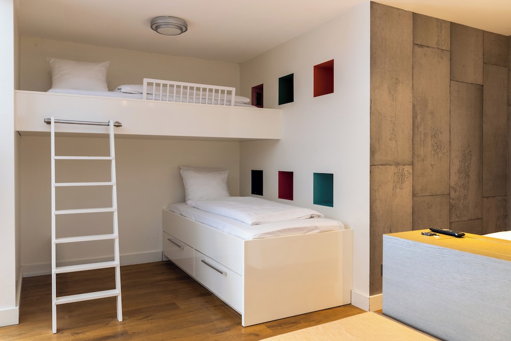 Blue, Family, King and Twin Beds