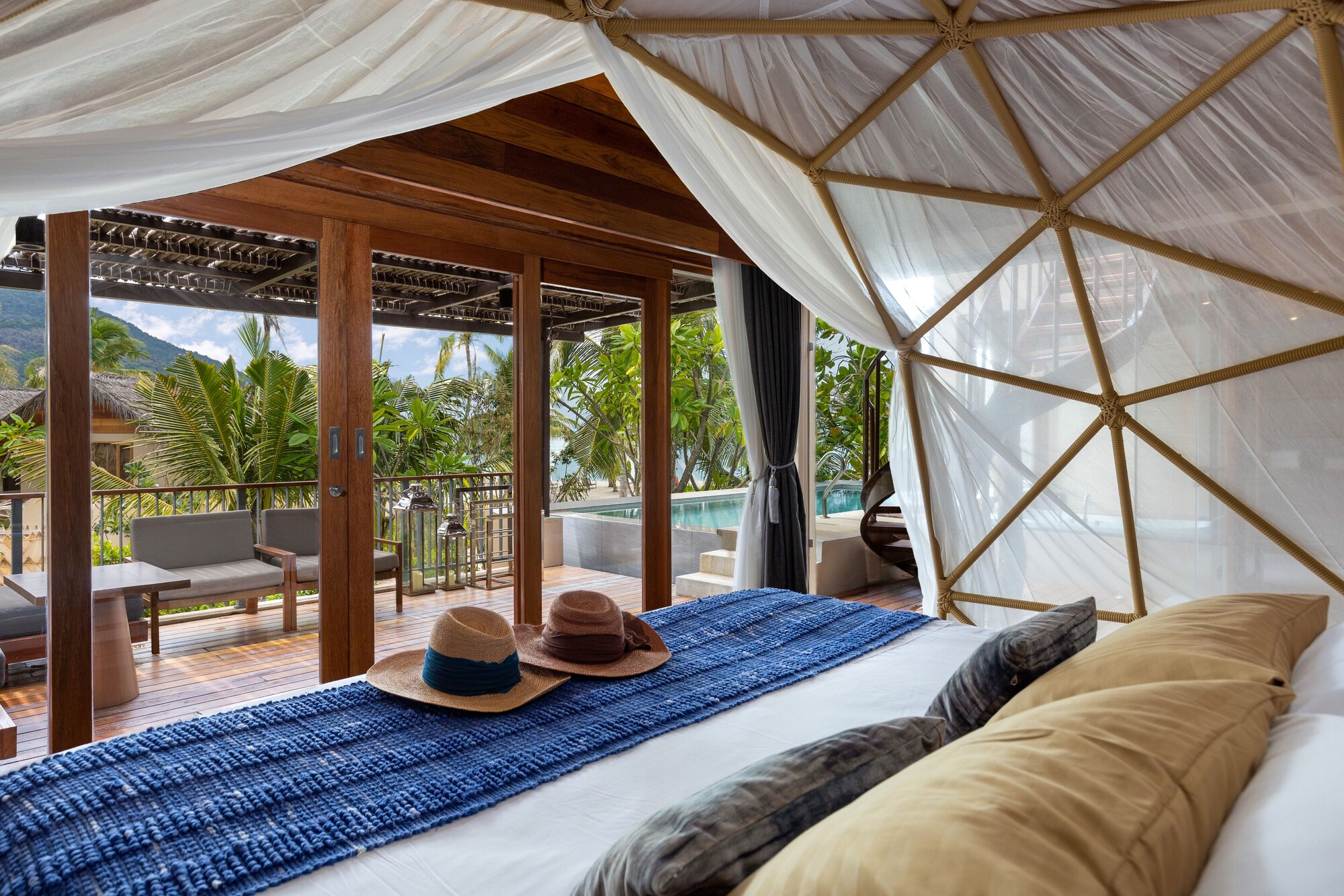 Pool, Tree, Villa, King Bed