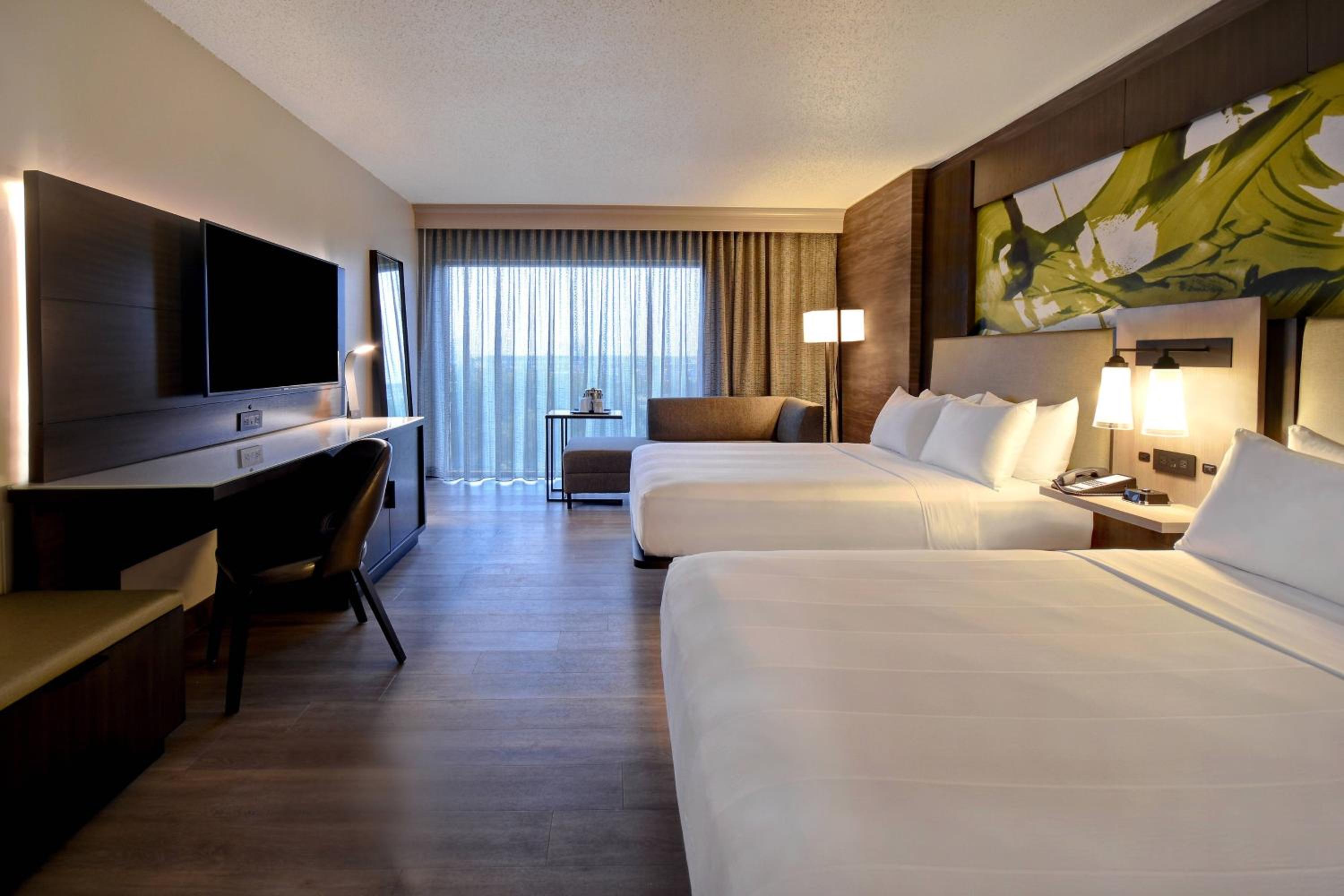 Guest Room, 2 Double Beds, Golf Course View
