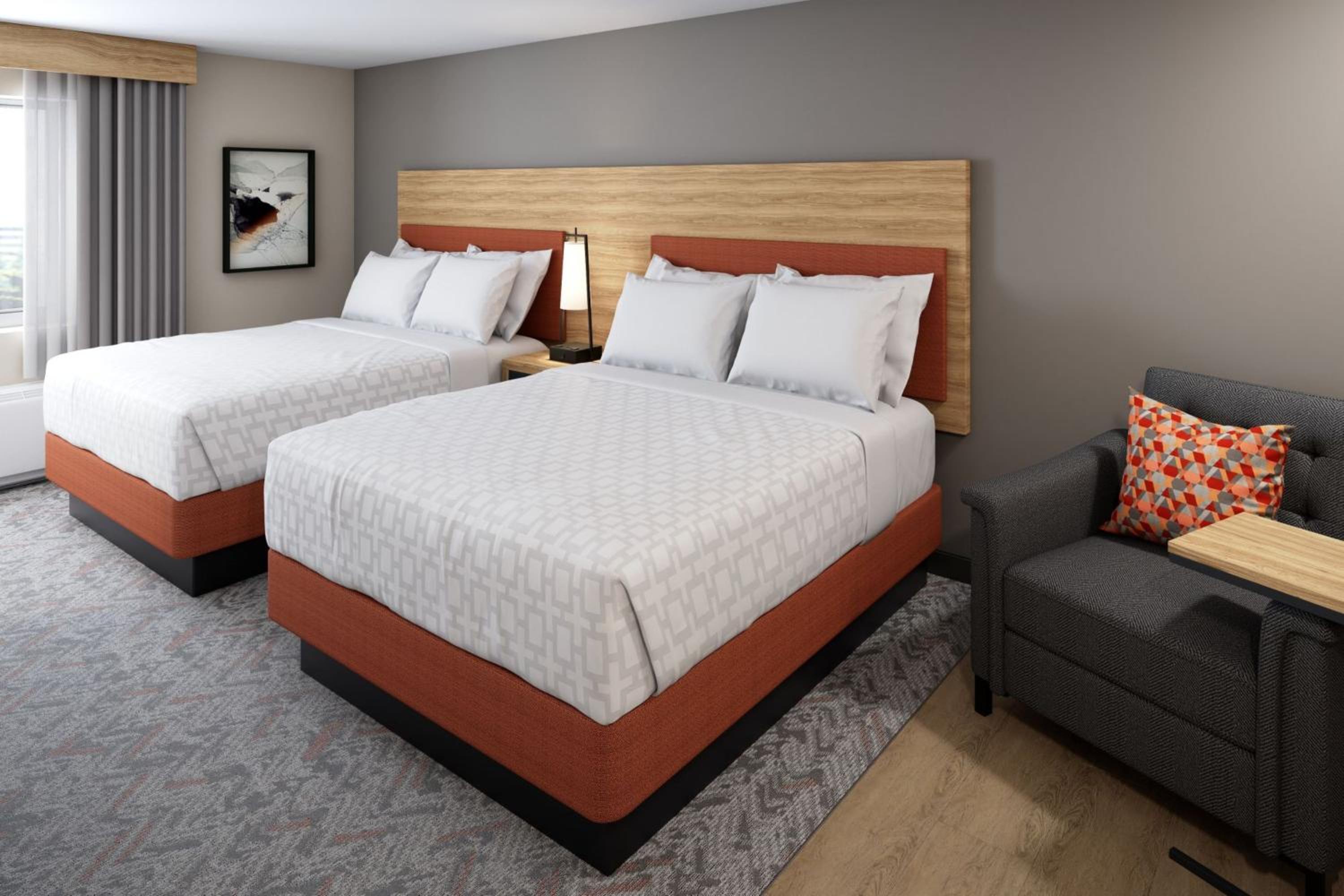 Studio, 2 Queen Beds, Accessible