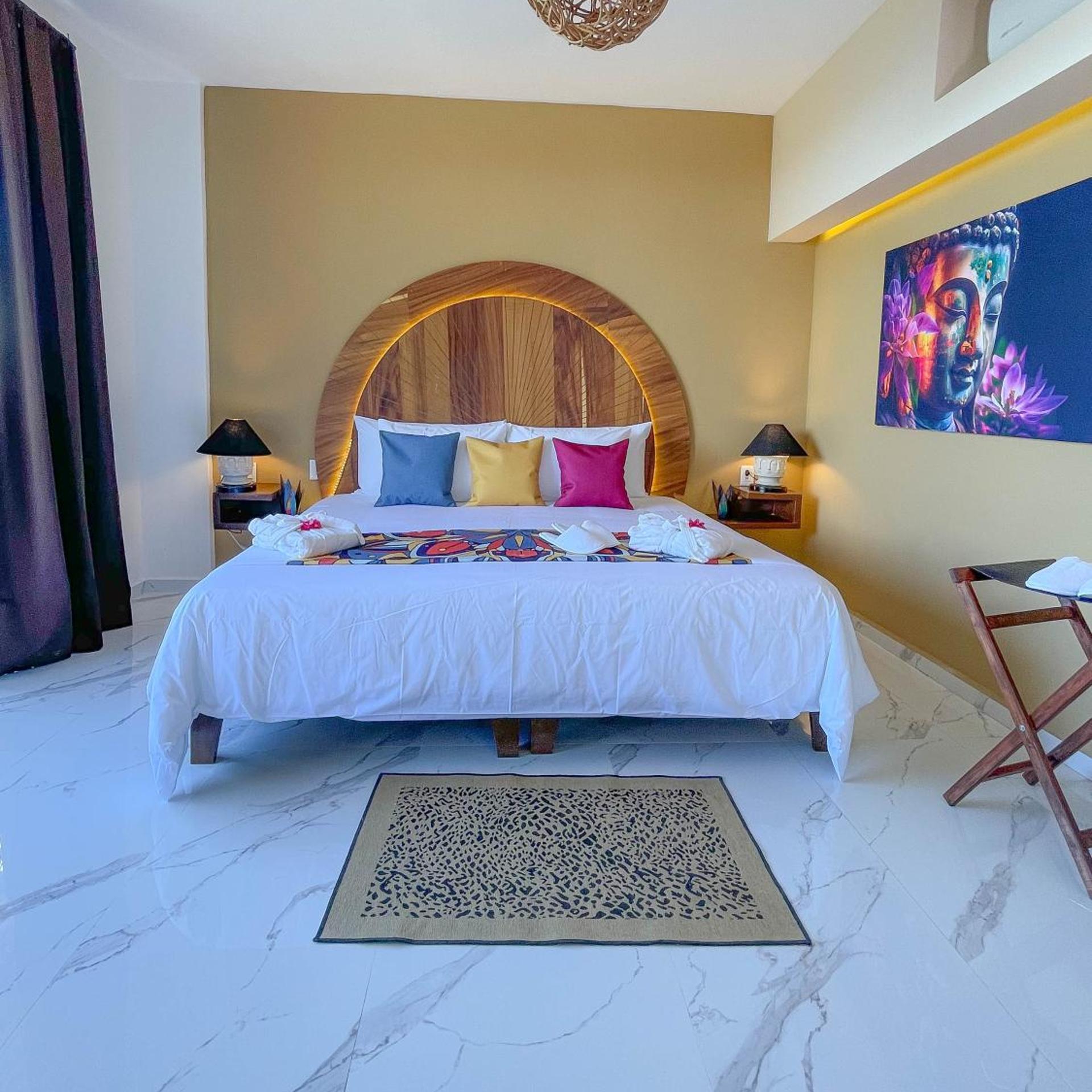 غرفة ديلوكس بسرير مزدوج بإطلالة على البحر، Akuazul Resorts Adults Only 10/10
