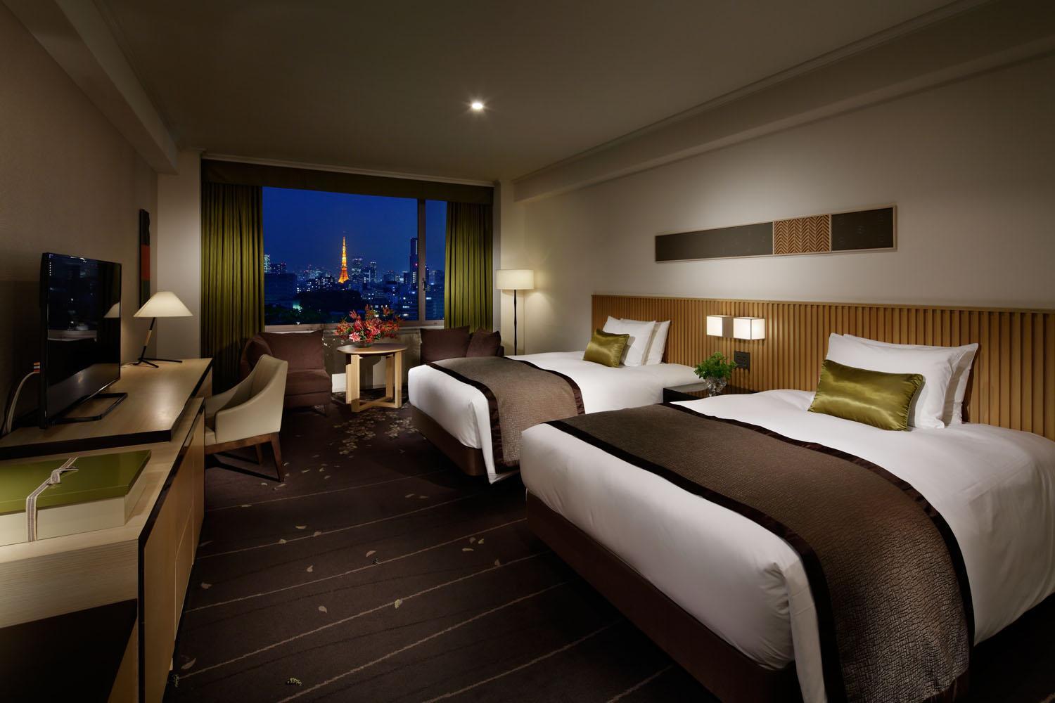 Deluxe, Twin Beds, Tower Side, High Floor
