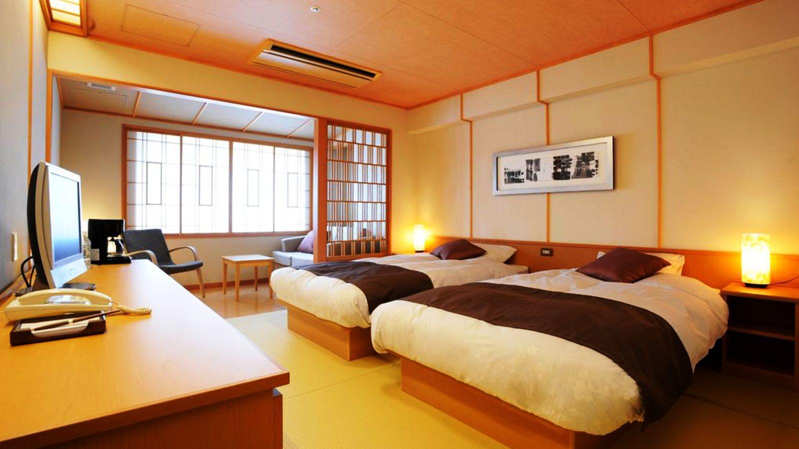 Japanese, Modern, Twin Beds, Special Floor