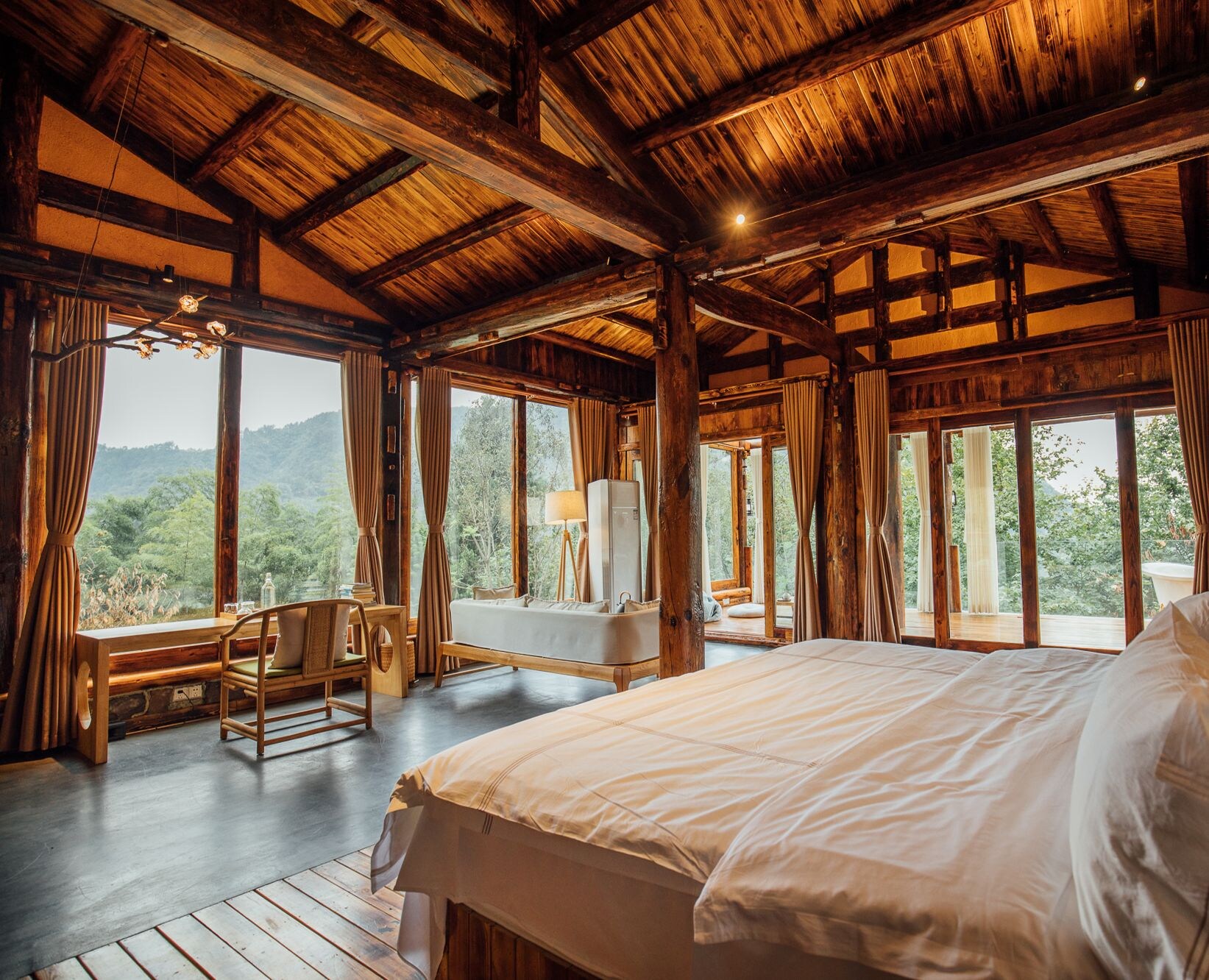 Pool, Superior, King Bed, Balcony