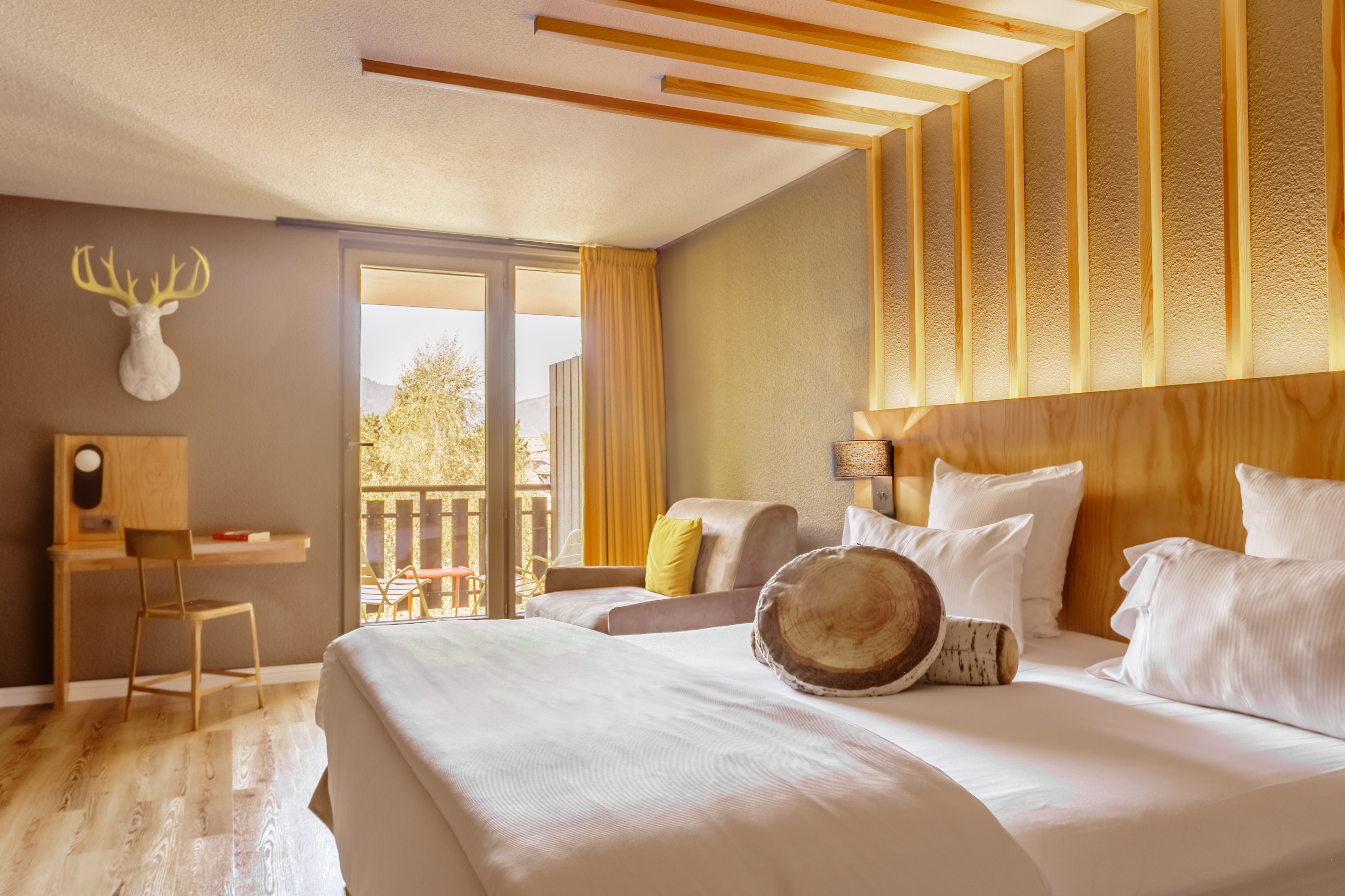 Superior, Triple, Double Bed, Mont Blanc Side