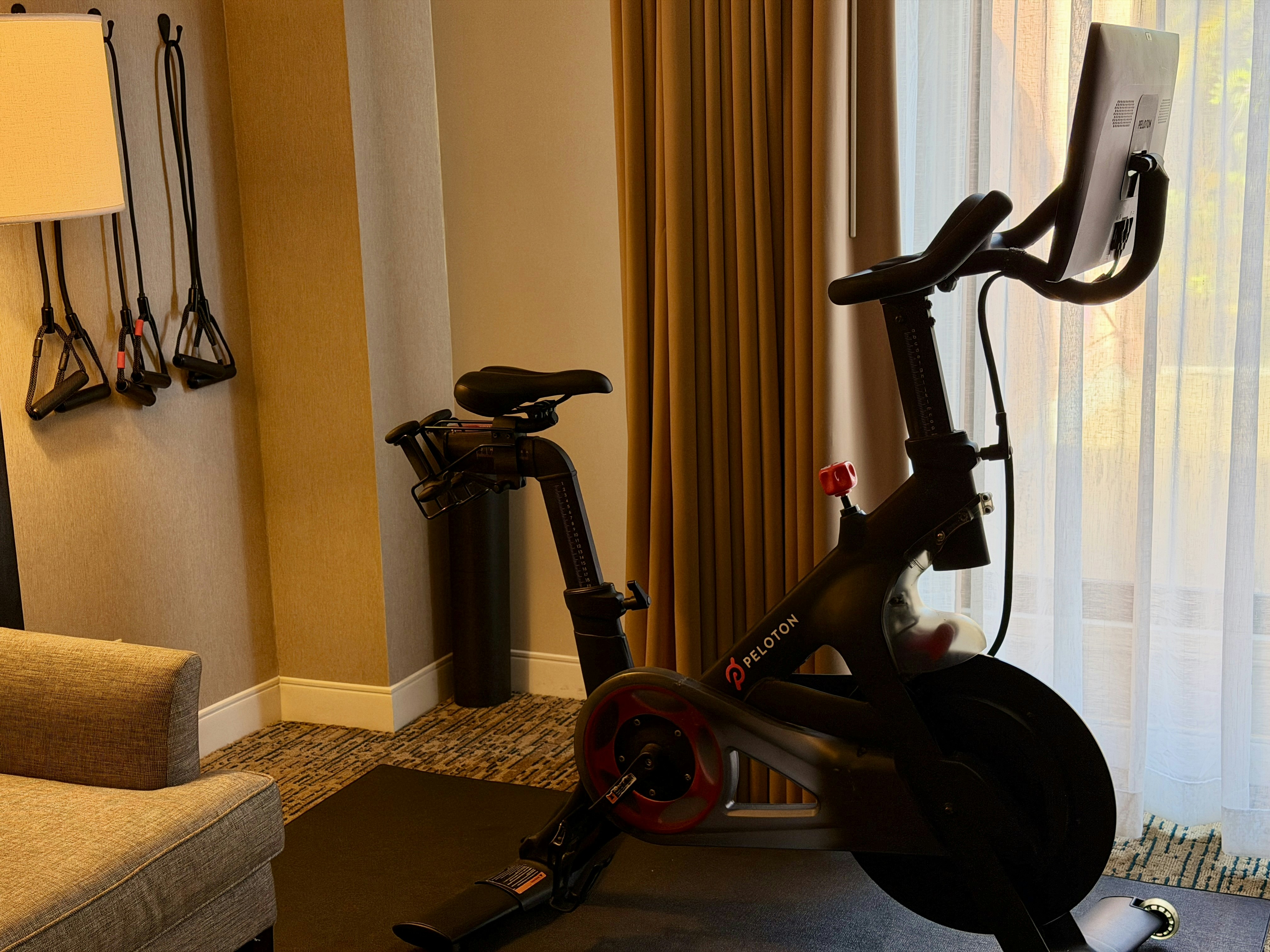 Room, King Bed, Peloton