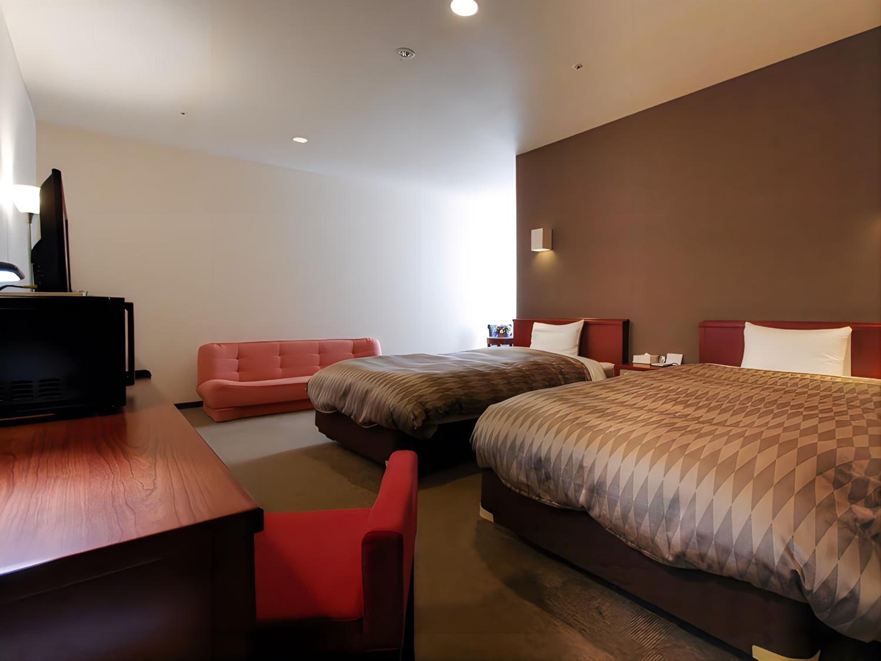 Semi Room, Triple, Single Bed, 2 Semi Double Beds, Smoking