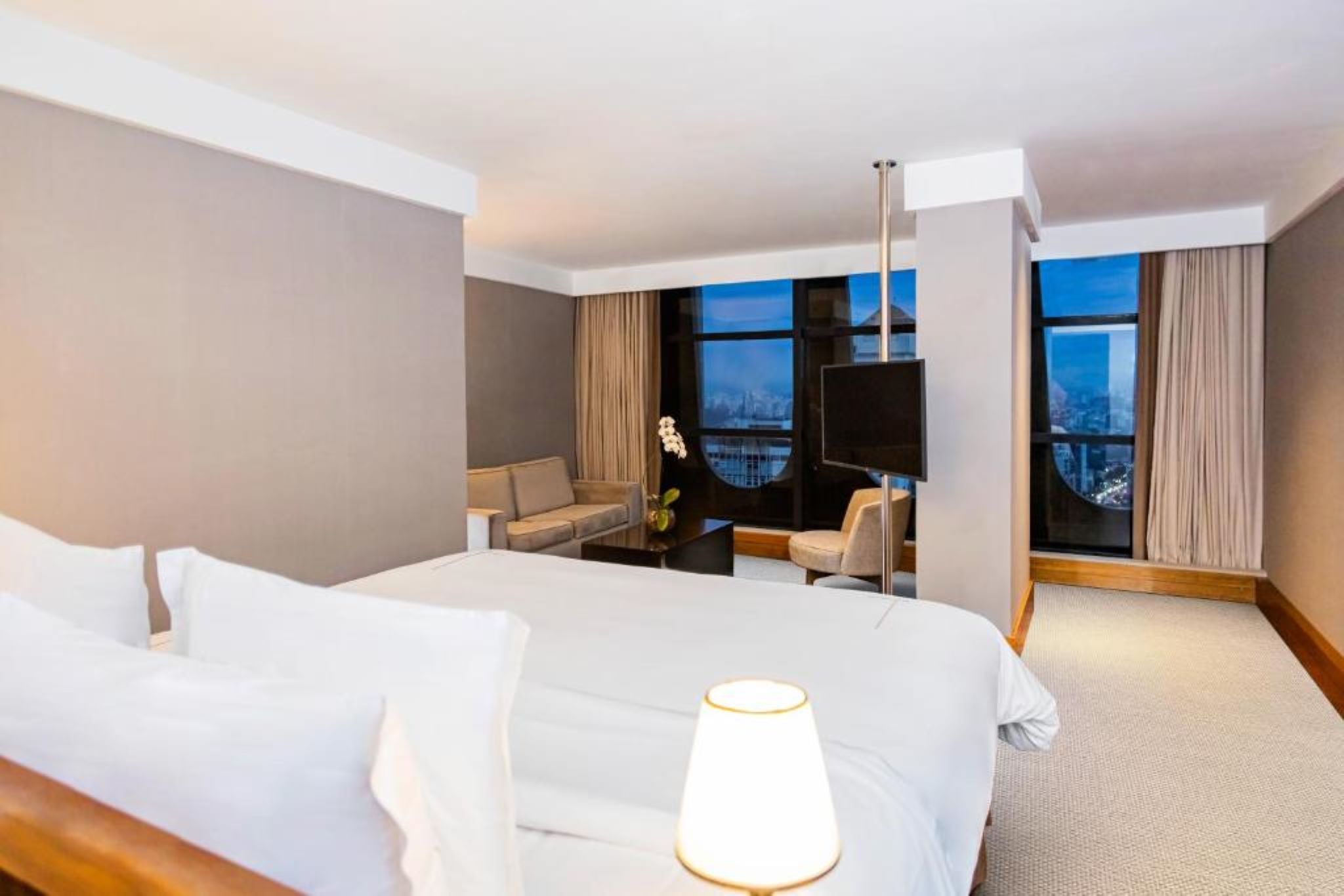 Plus, Deluxe, Single, Double Bed, City View