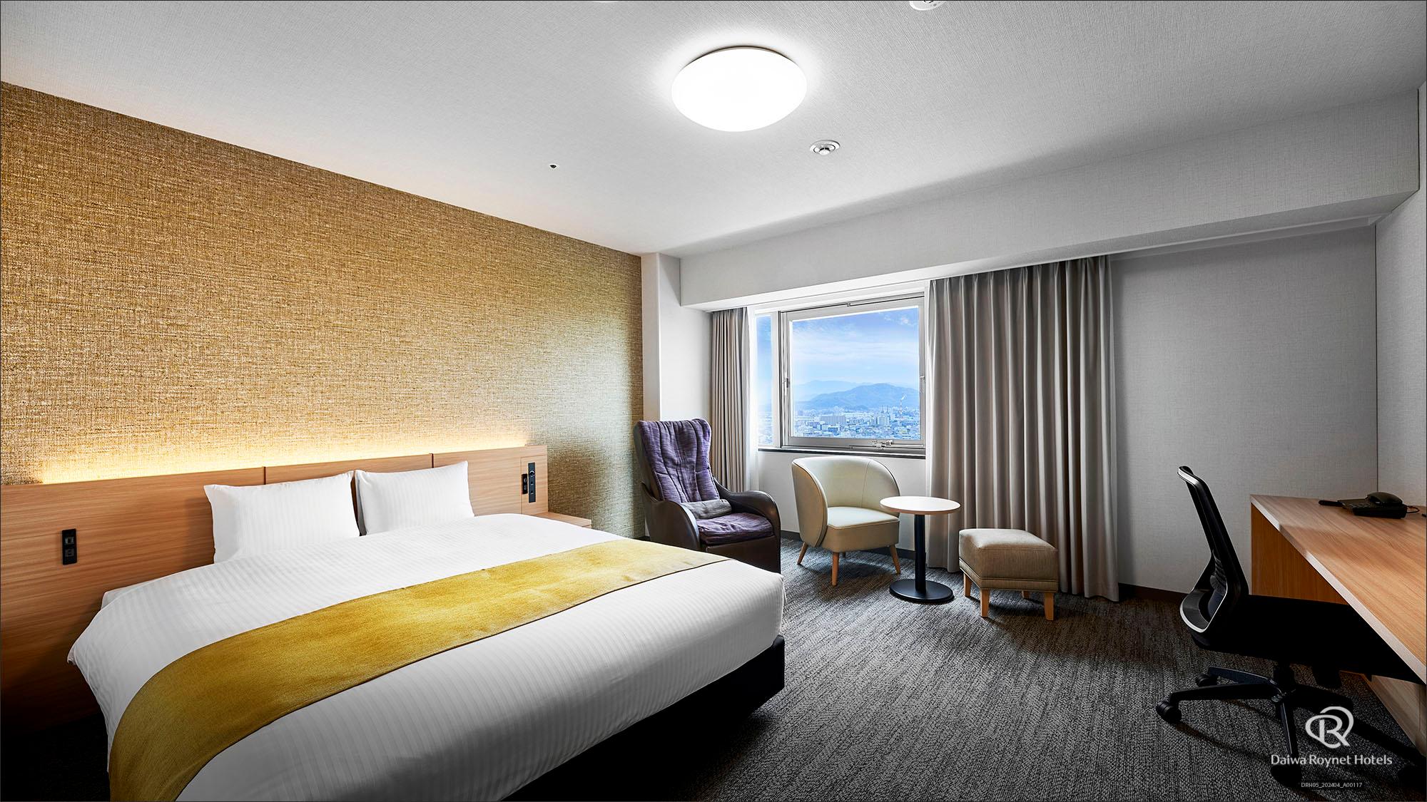 Moderate, Double Bed, Night View