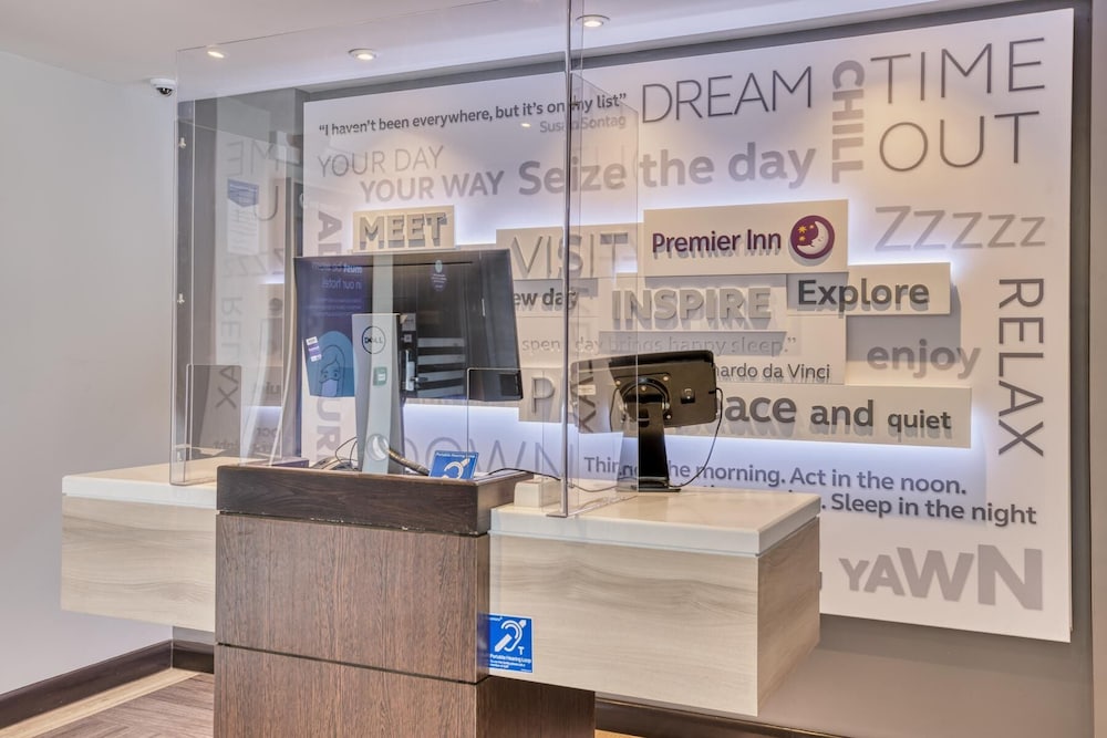 Lobby at Premier Inn Harlow East (Church Langley), HARLOW