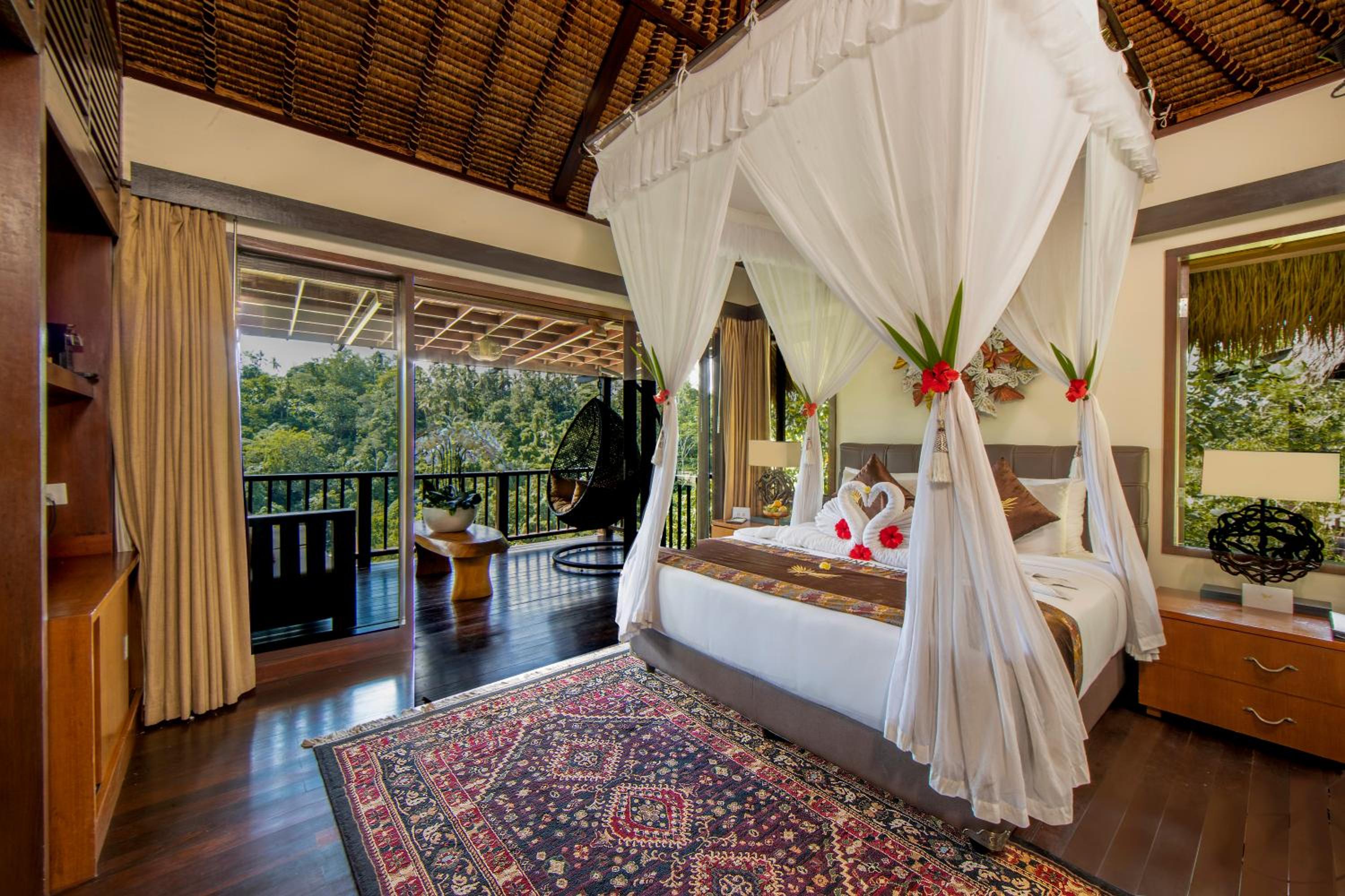 Sunset, Villa, Panoramic Jungle View