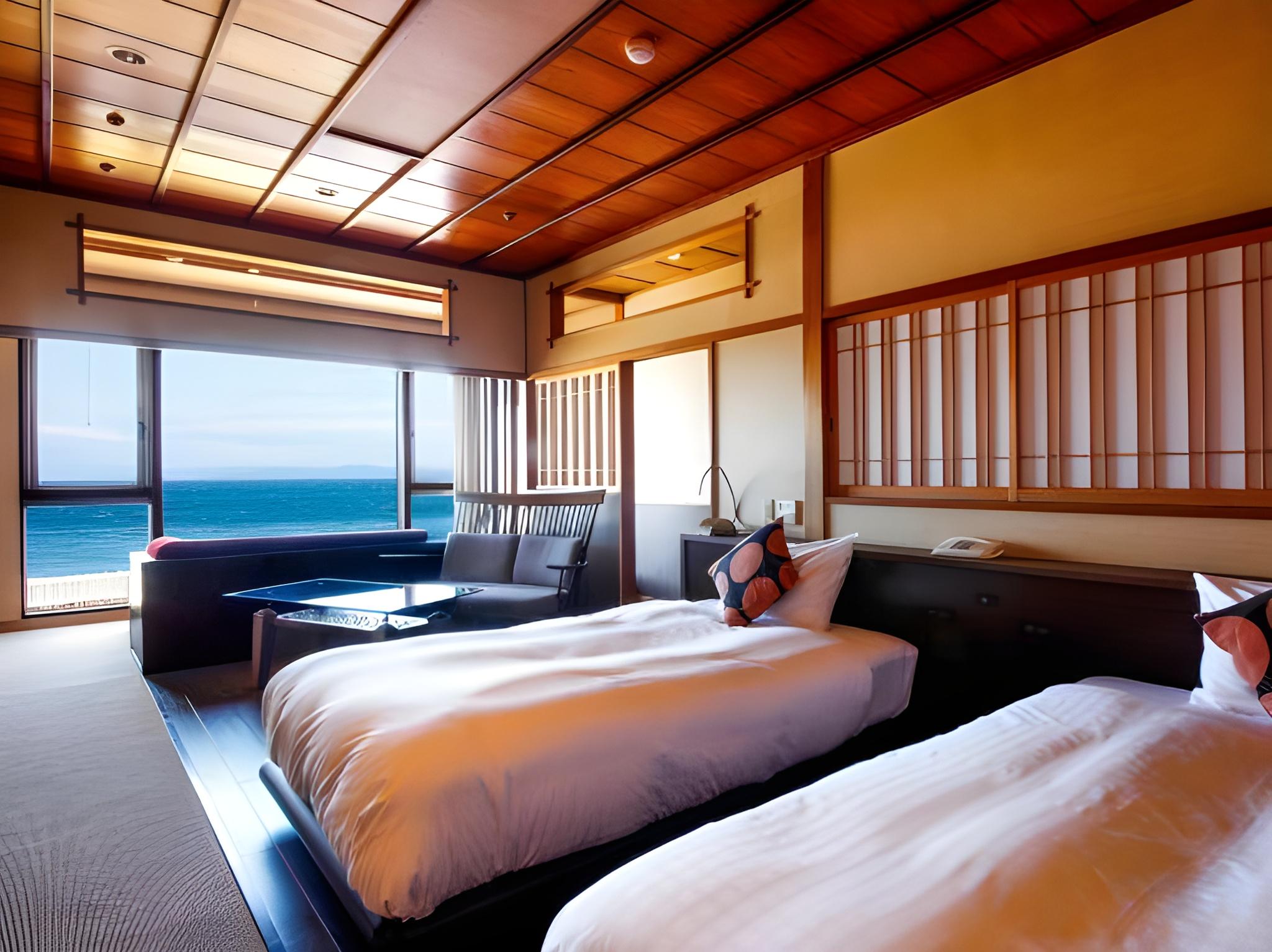 Semi Room, Japanese, 2 Semi Double Beds