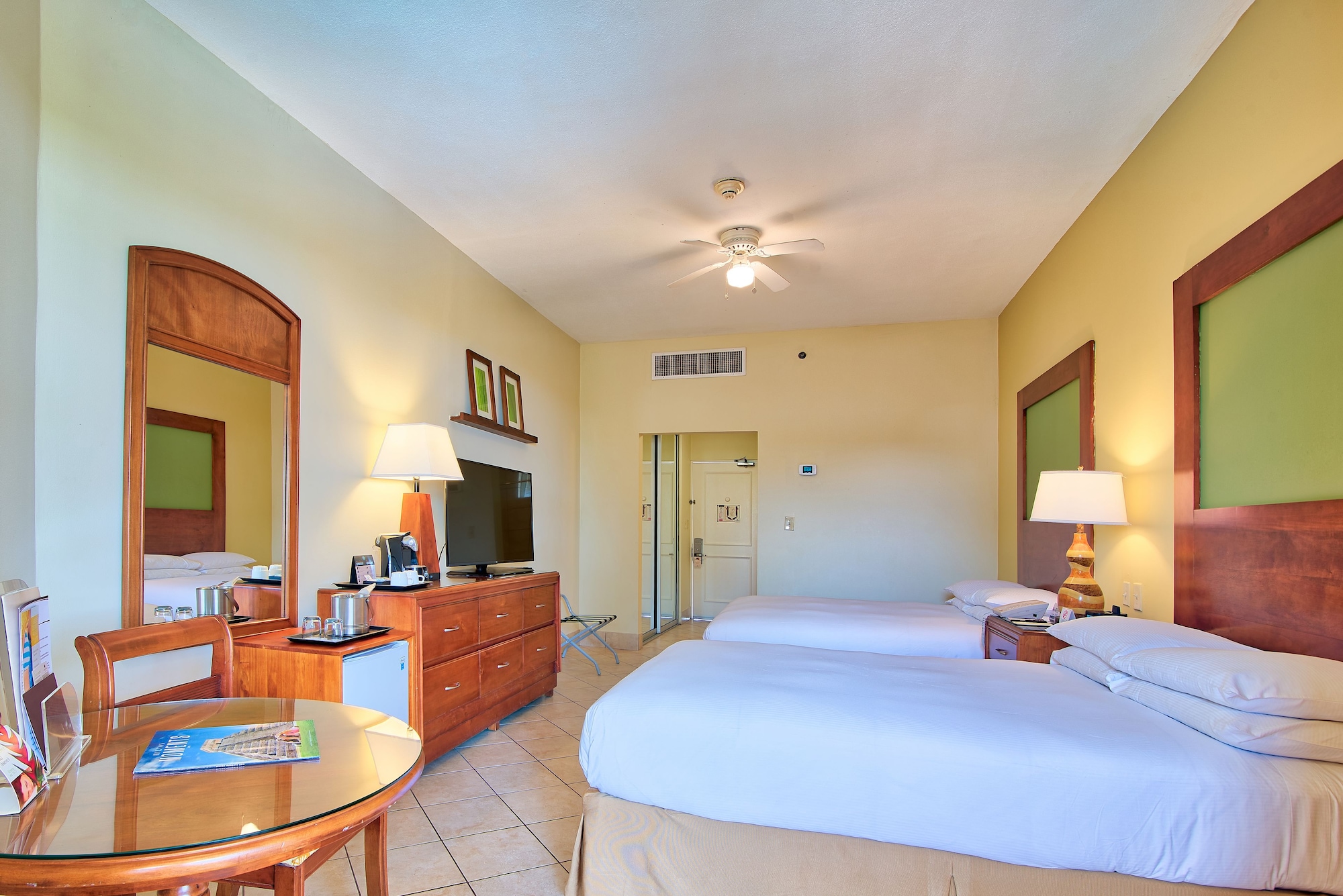 ROOM, 2 DOUBLE BEDS, OCEAN VIEW