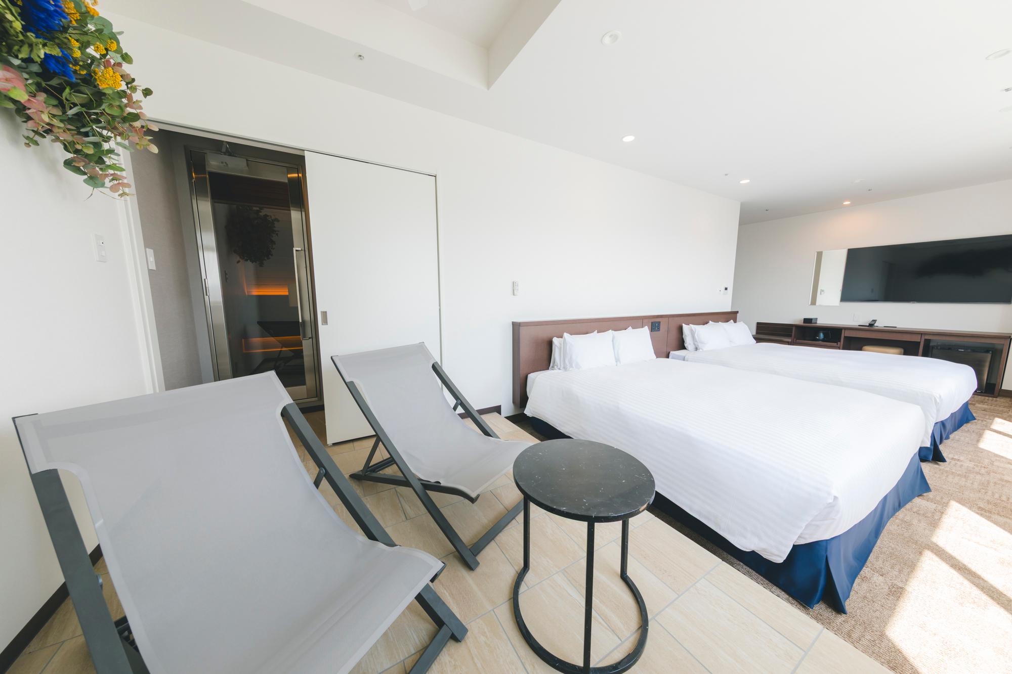 Room, 2 Queen Beds, Sauna, Annex