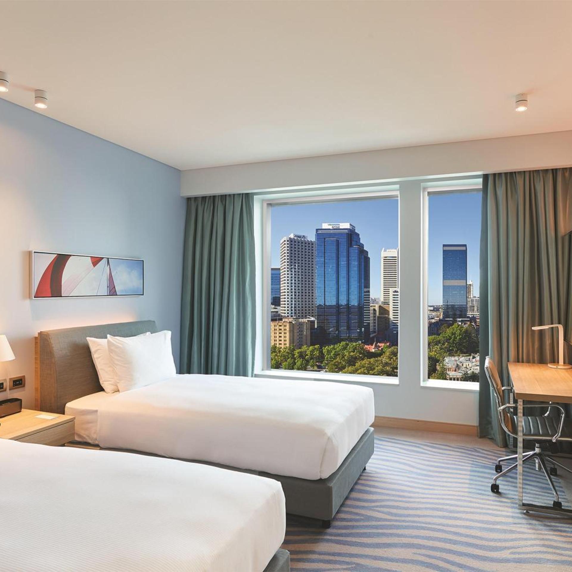 Room, Single Bed, Panoramic City View