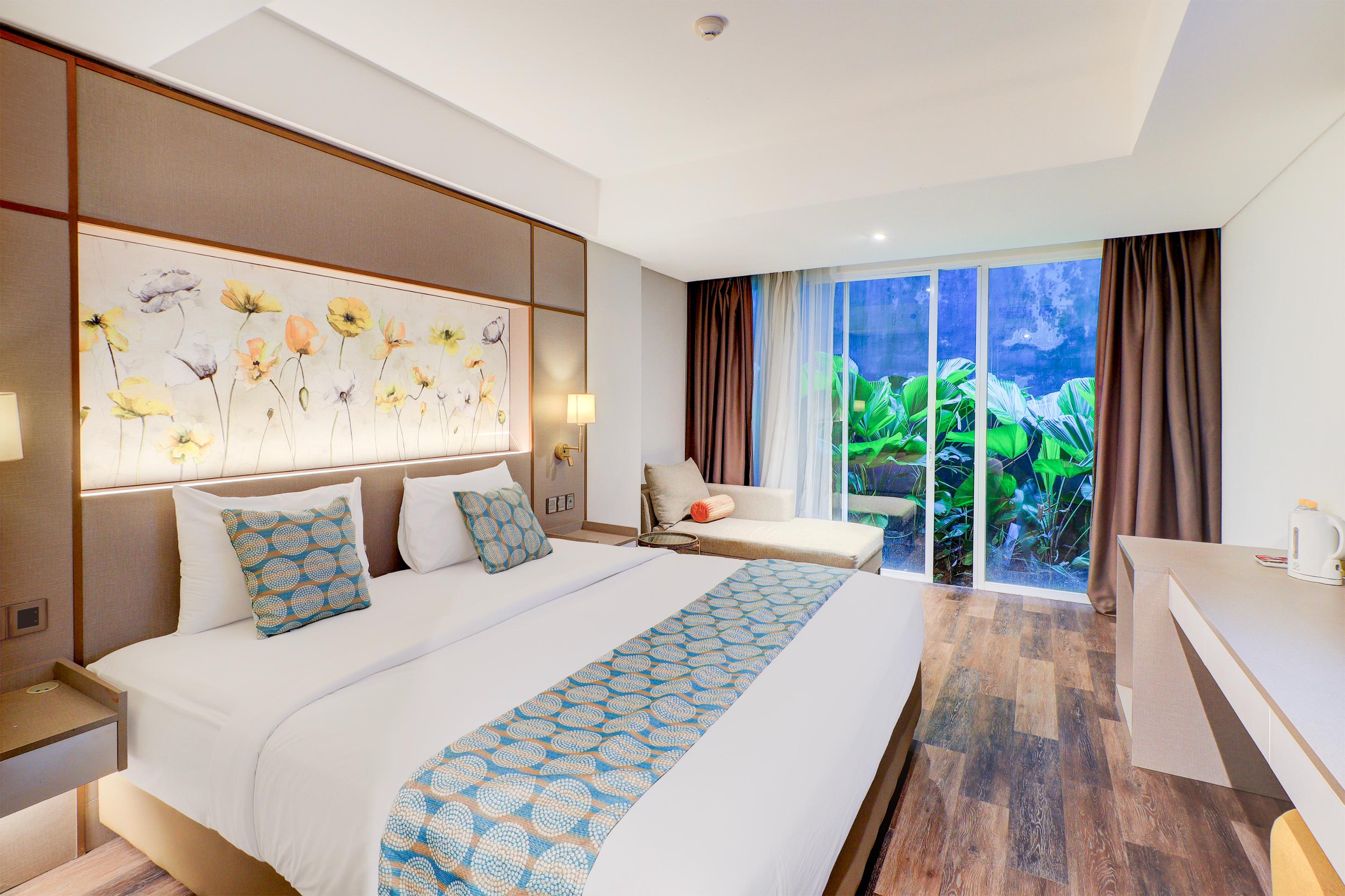 غرفة ديلوكس بسرير مزدوج، Sunday Hotel Sunset Road Near Trans Studio Mall 3/4