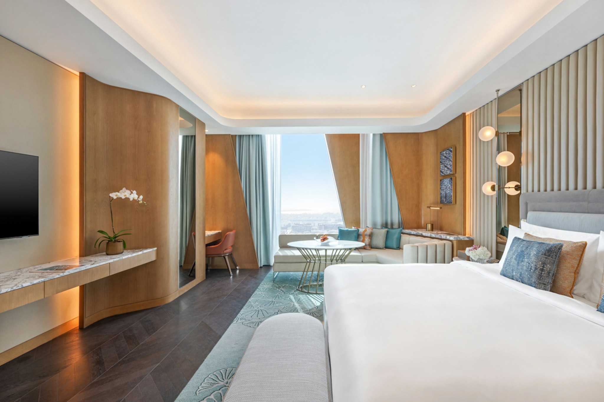 Premier, King Bed, Sea View
