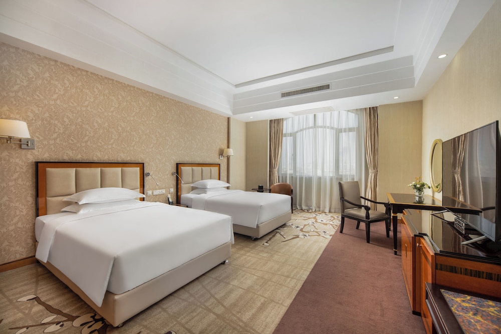 غرفة ديلوكس بسريرين منفصلين بإطلالة على المدينة، Xinhui Country Garden Phoenix Hotel 7/10